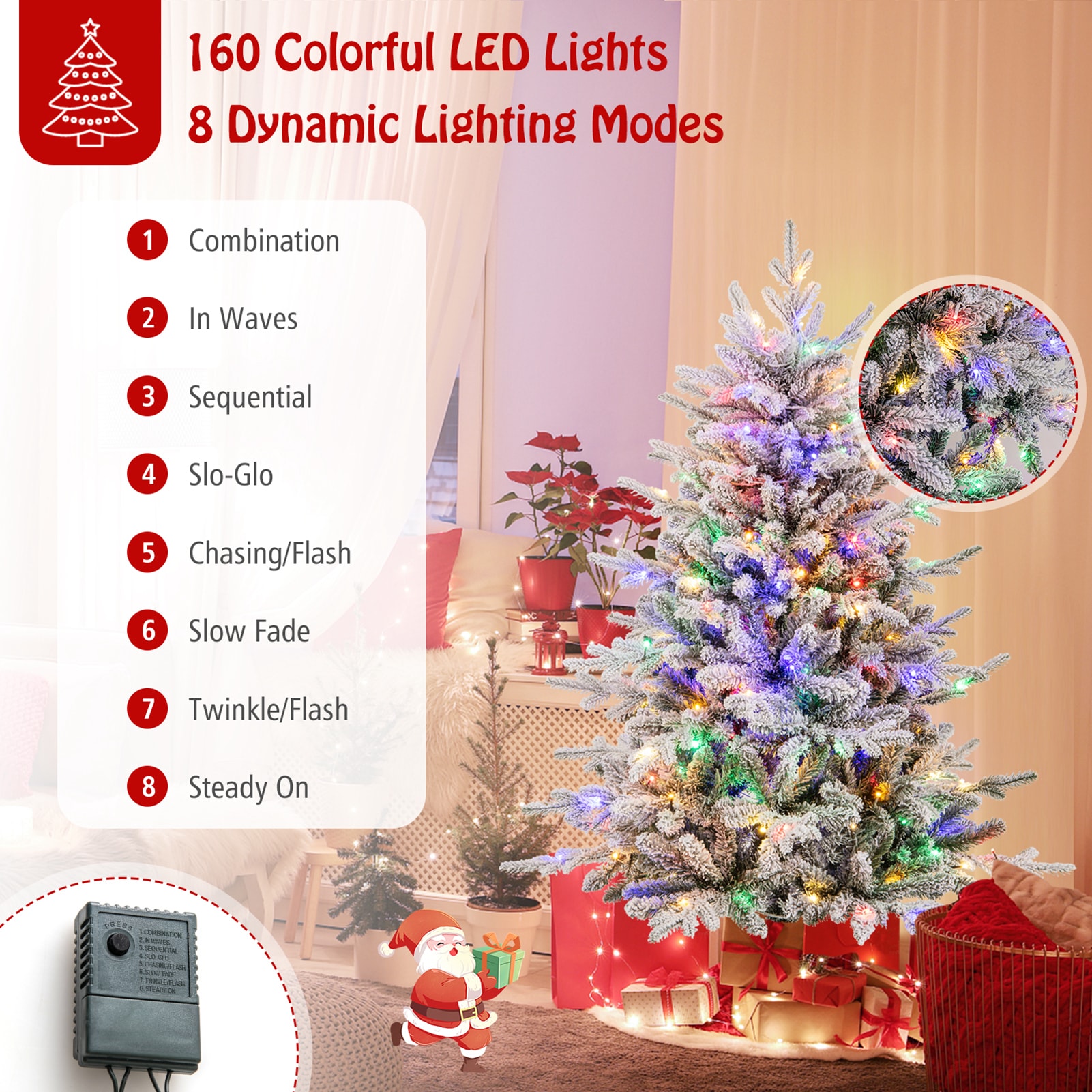 WELLFOR CM-HWY-20579 Artificial-Christmas-Trees - View #3