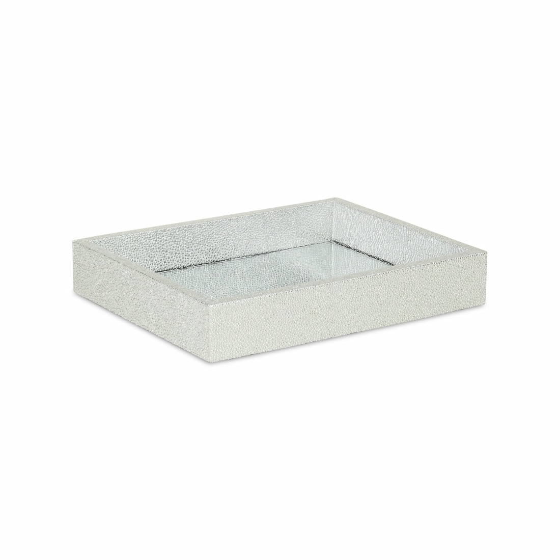 HomeRoots 4000483299 1.75-in x 10.25-in Silver Rectangle Serving Tray