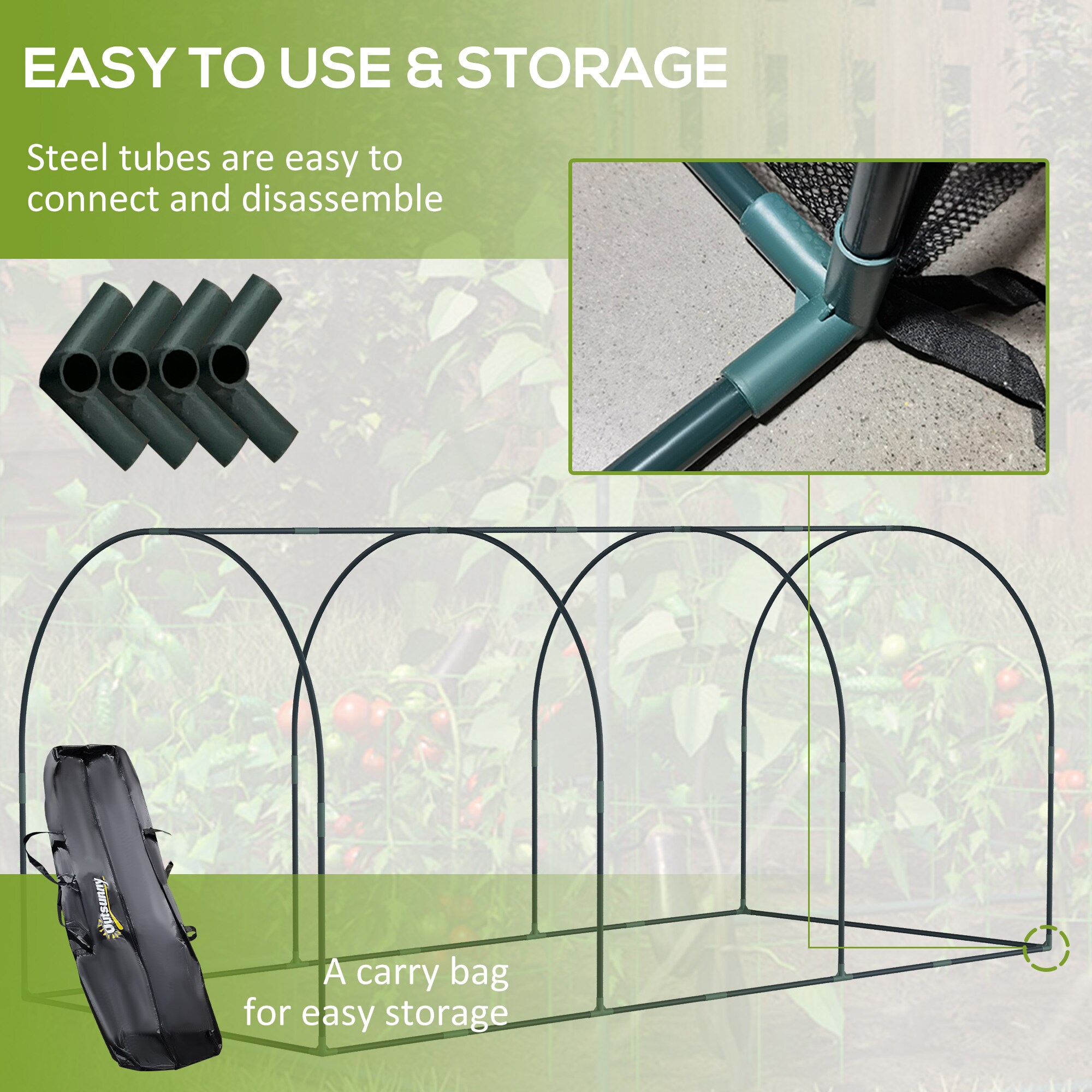 Outsunny 845-893V03BK Tomato-Cages - View #4