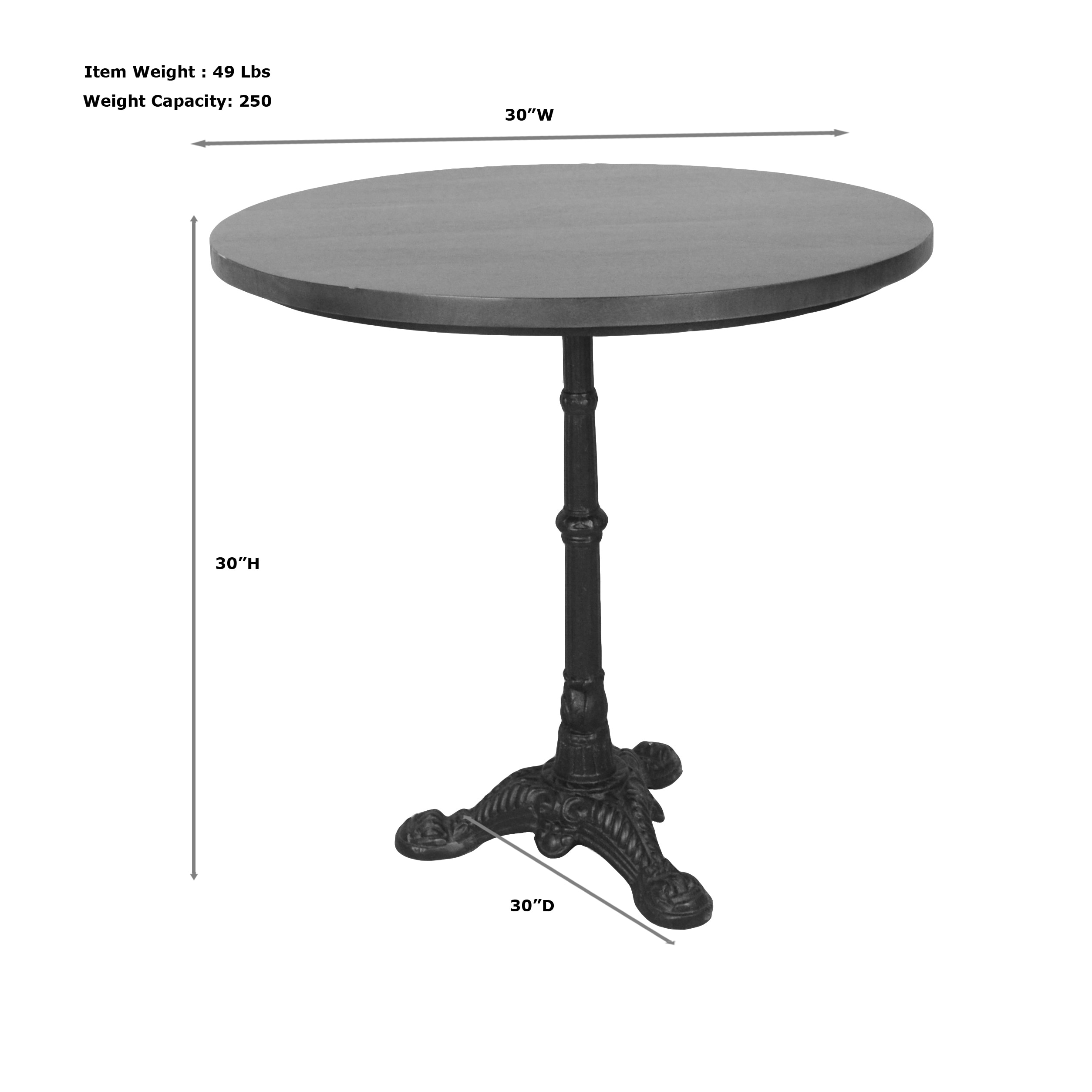 Carolina Cottage CF3030CHETBK Dining-Tables - View #8