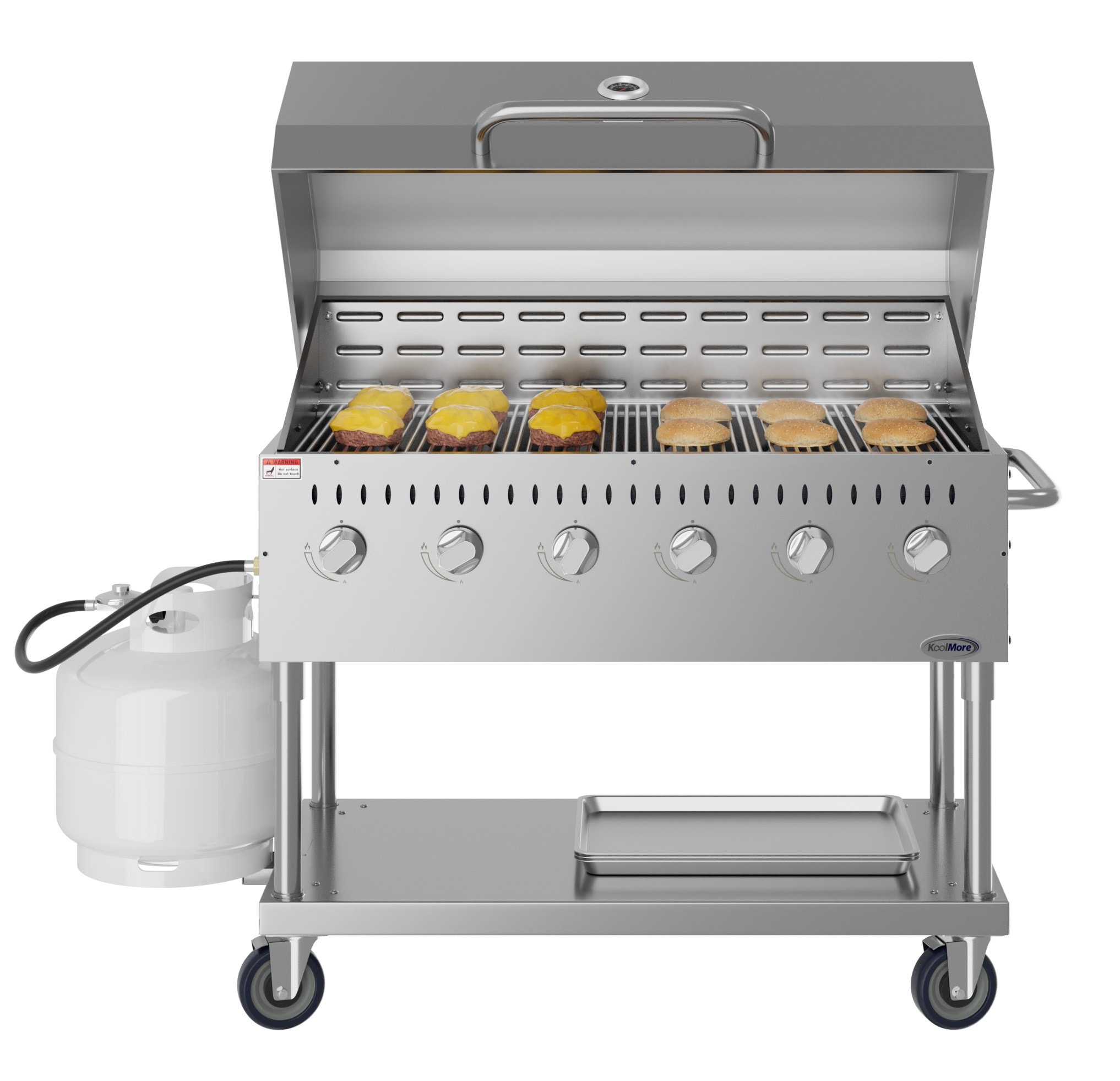 KoolMore LOW-CGKIT4-48D Gas-Grill - View #6