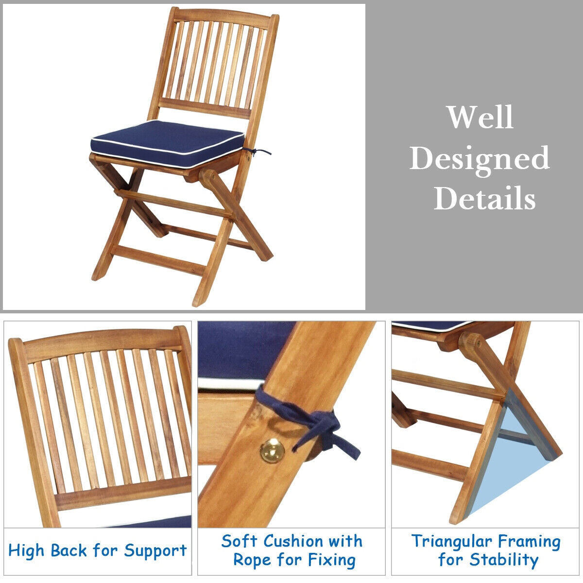 WELLFOR AY-75HW Patio-Conversation-Sets - View #5