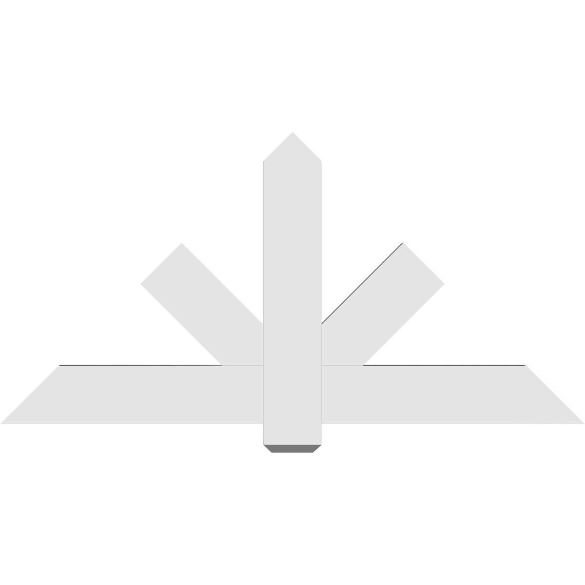 Ekena Millwork GBP060X30X0206KEN00 Exterior-Brackets-Braces - View #4