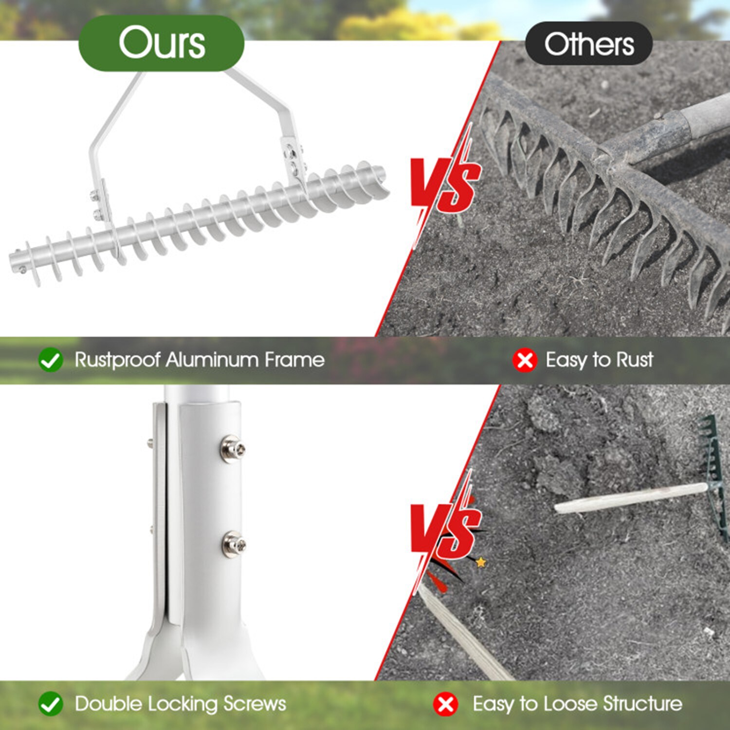 Mondawe MO-NP21383P Level-Head-Rakes - View #6