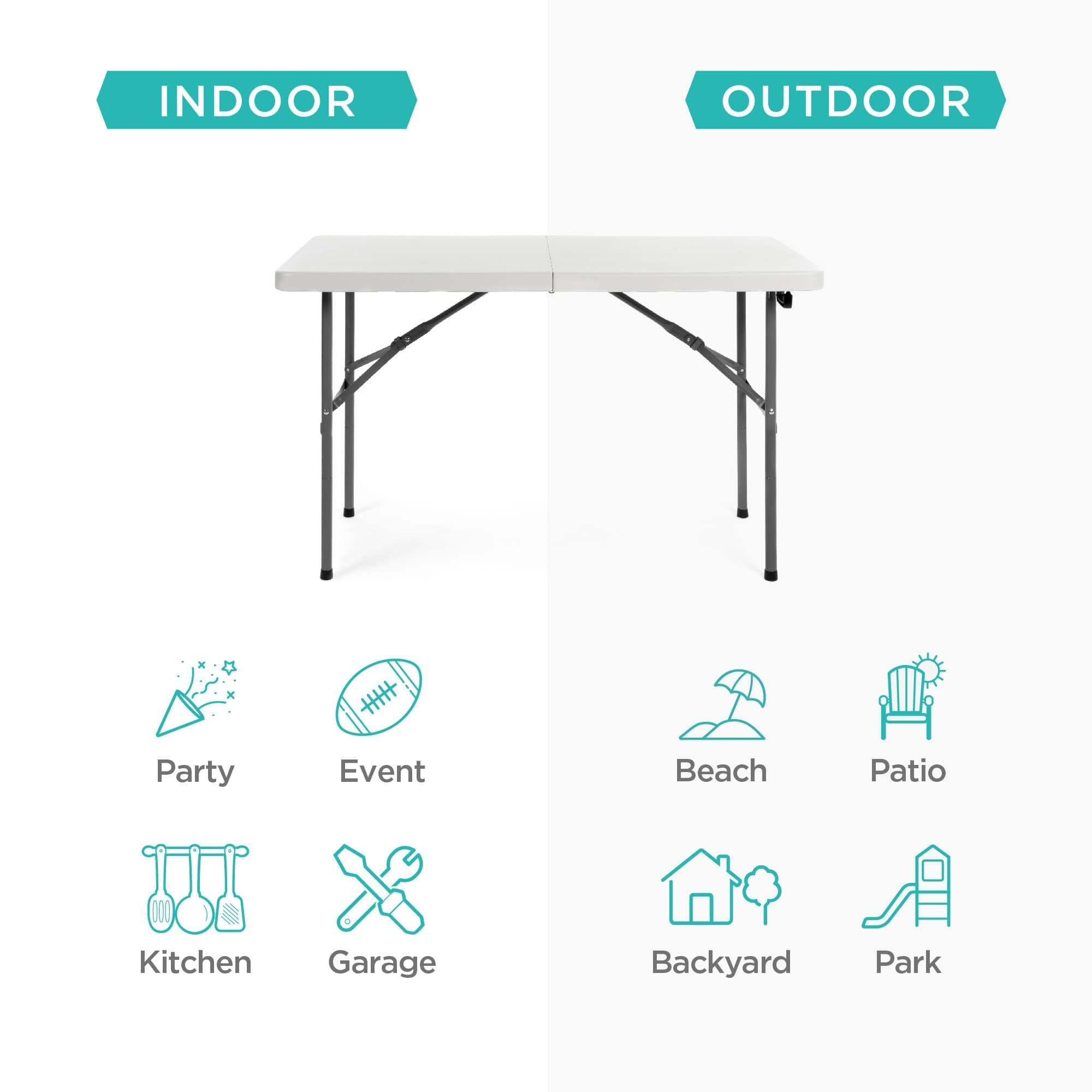 Best Choice Products SKY1593 Folding-Tables - View #4
