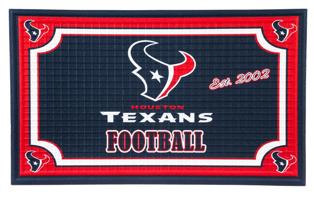 Team Sports America Arizona Cardinals 2-1/2-ft x 1-1/2-ft Interlocking Red  Rectangular Outdoor Decorative Sports Door Mat in the Mats department at