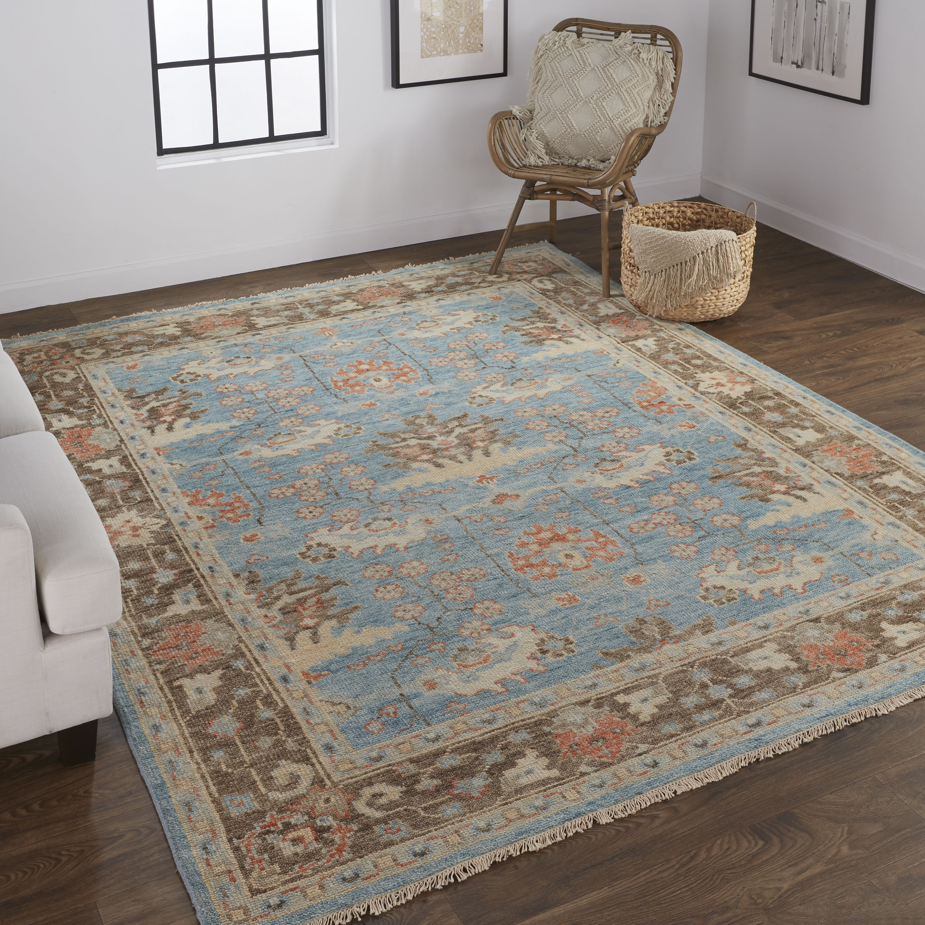 Room Envy BEAR6710BLUBRNG50 rugs - View #4