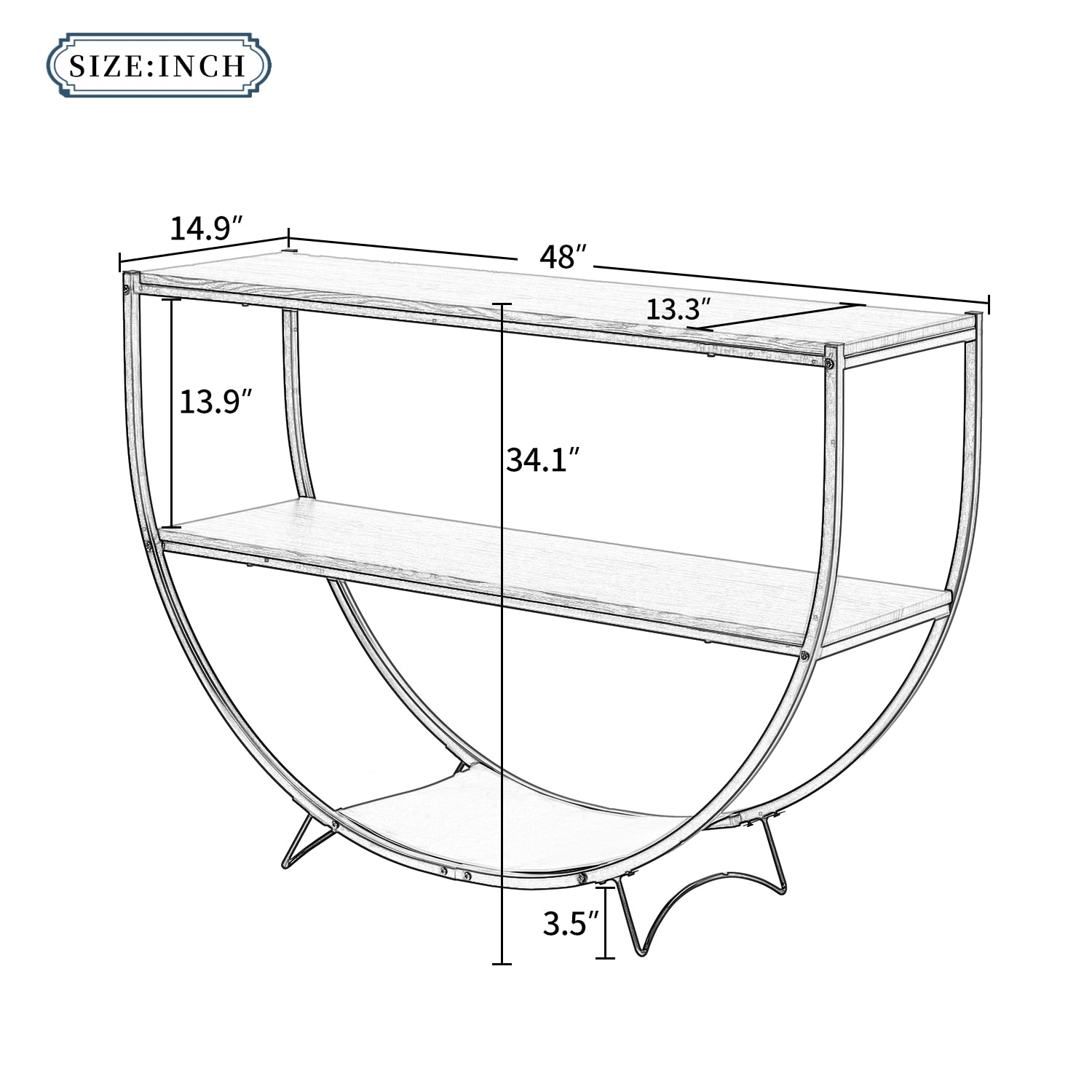 GZMR LZX-WF-004CR Console-Sofa-Tables - View #12