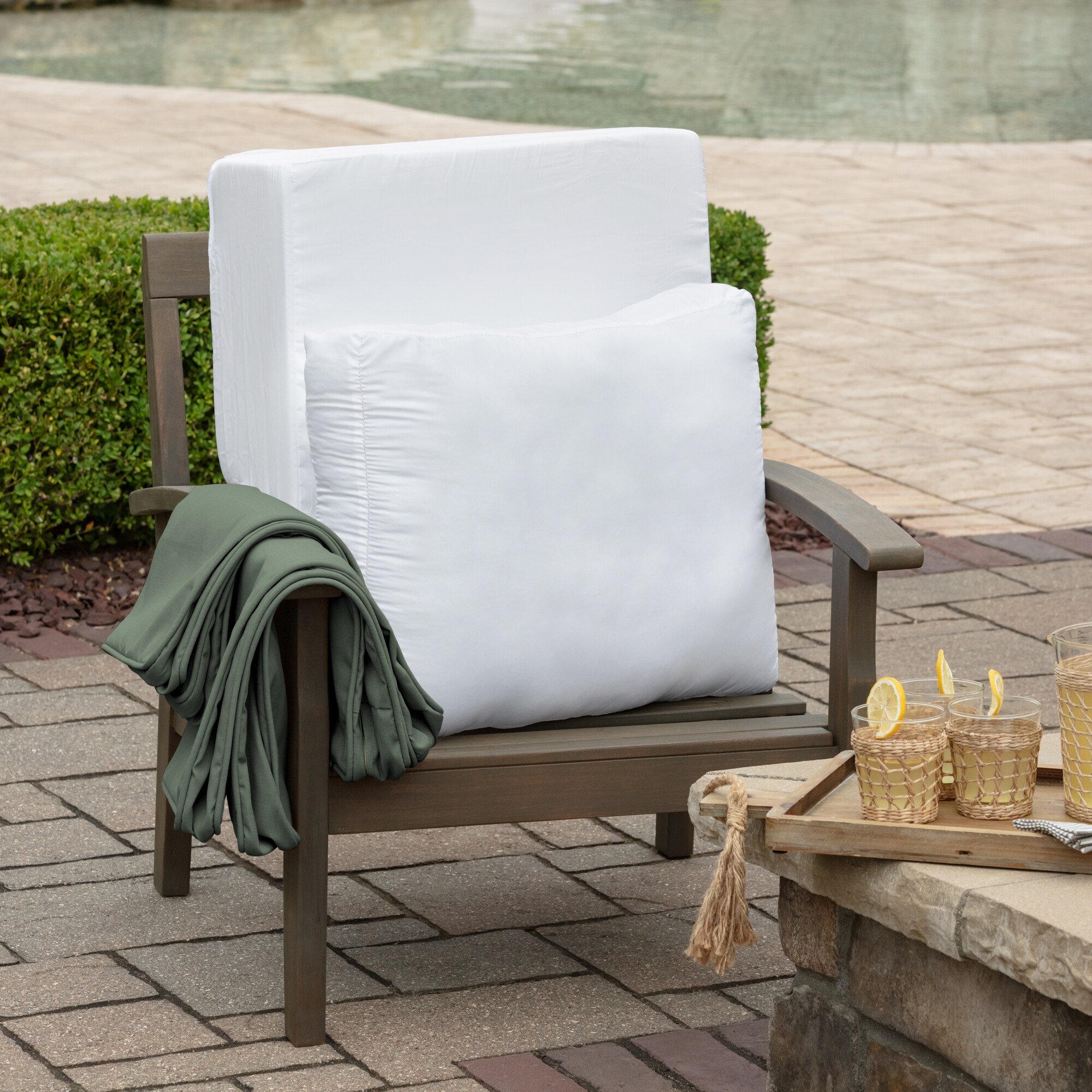 Arden selections texture outdoor chair online cushion