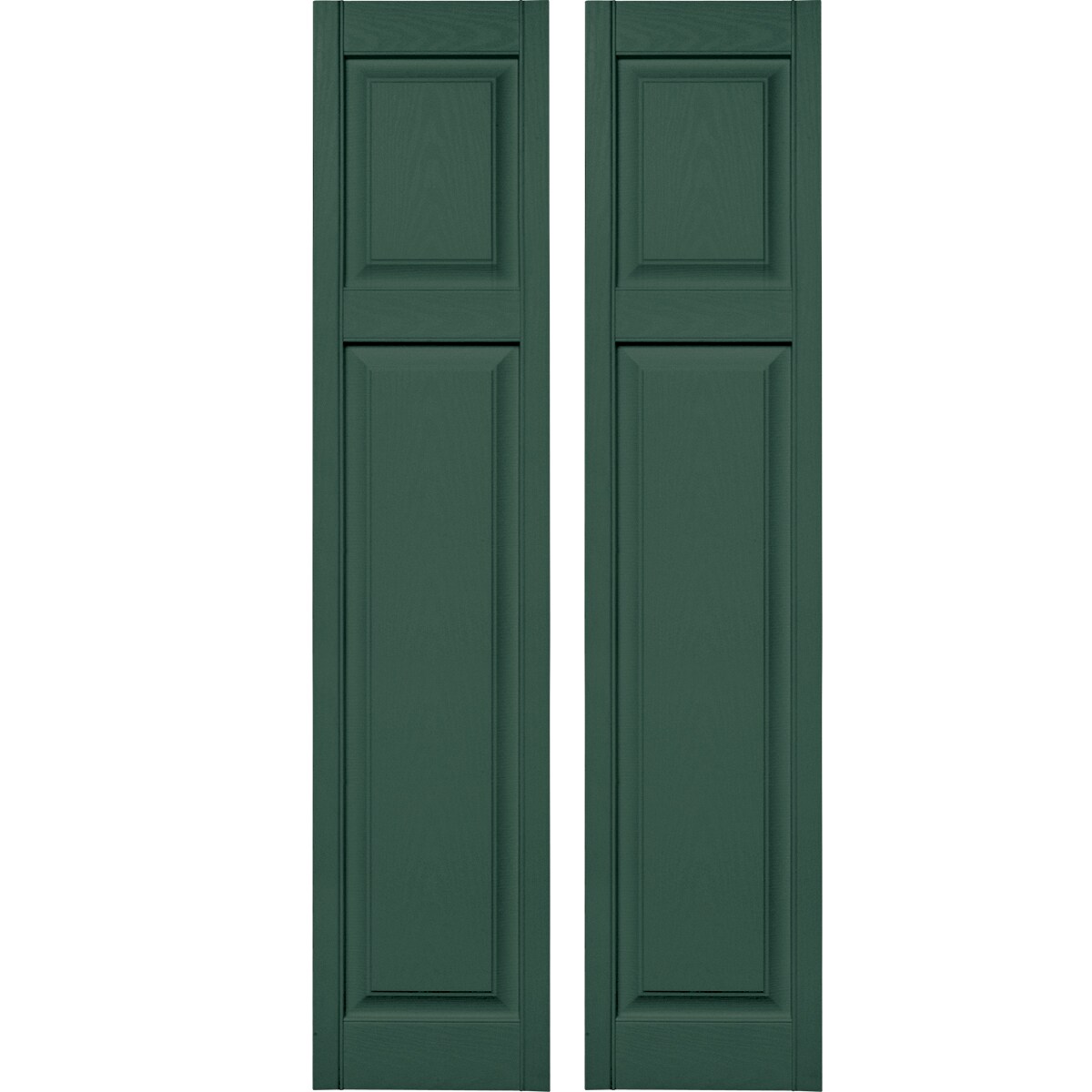 Vantage V4714167028 14.75-in W x 66.75-in H Forest Green Exterior Shutters