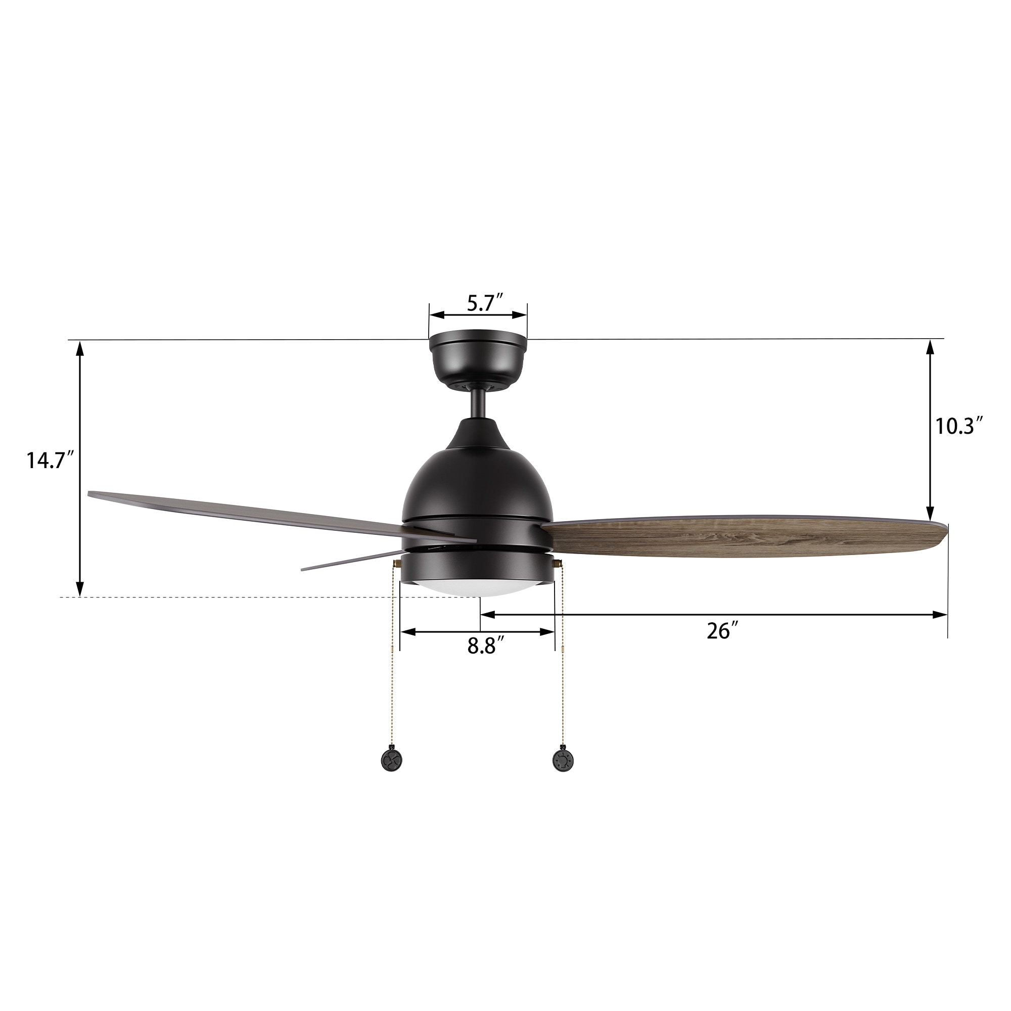 CARRO USA NCFP523Q5-L11-BG-1 Ceiling-Fans - View #8