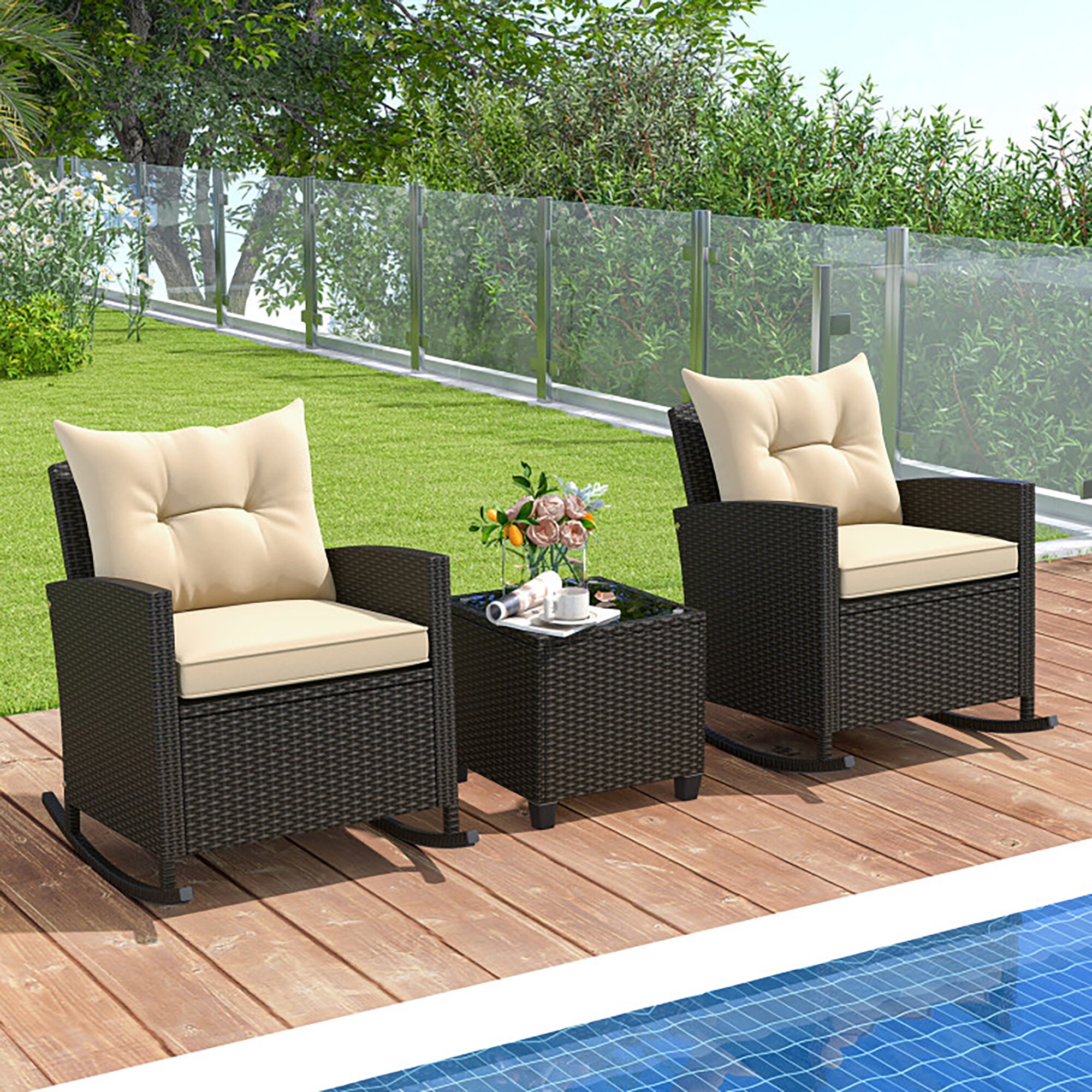 CASAINC WF-SM-KF-C01R Patio-Conversation-Sets - View #3