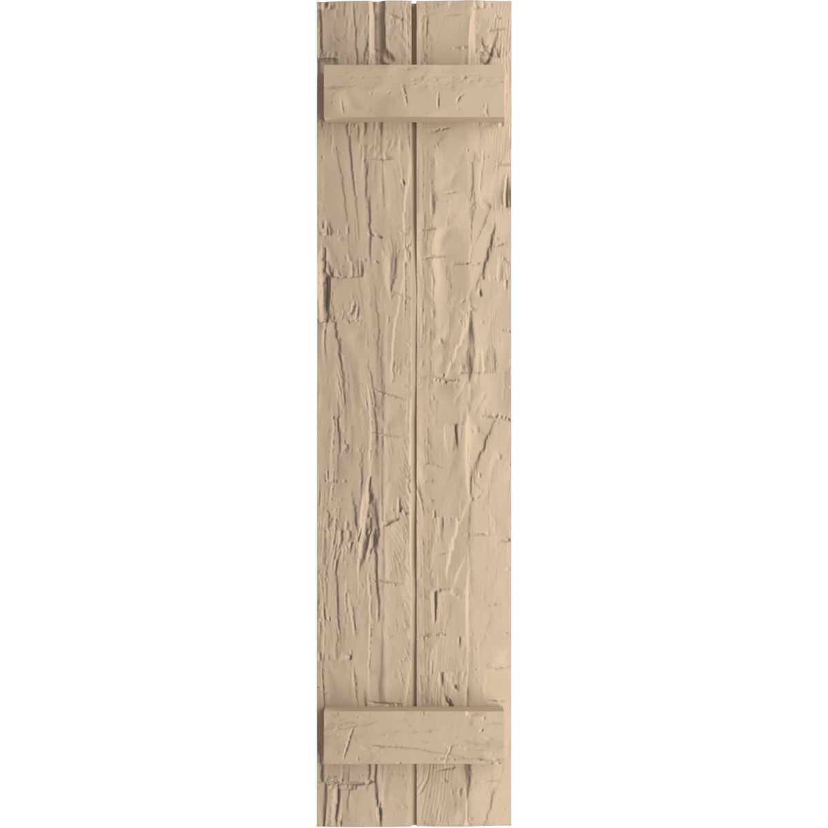 Ekena Millwork Timberthane 2-Pack 11-in W x 48-in H Hand Hewn Paintable ...