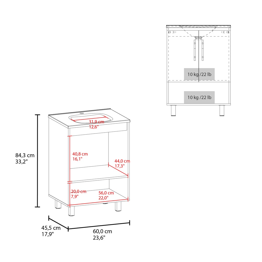Wooakway FXLS0604-604Z136 Bath-Vanity-Combo - View #3