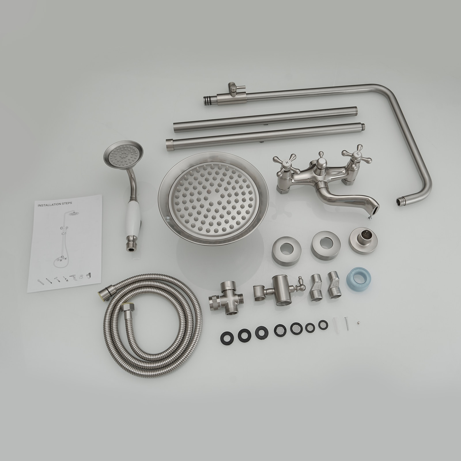 BWE A-98023-S-N Showerhead-Bar-Panels - View #8