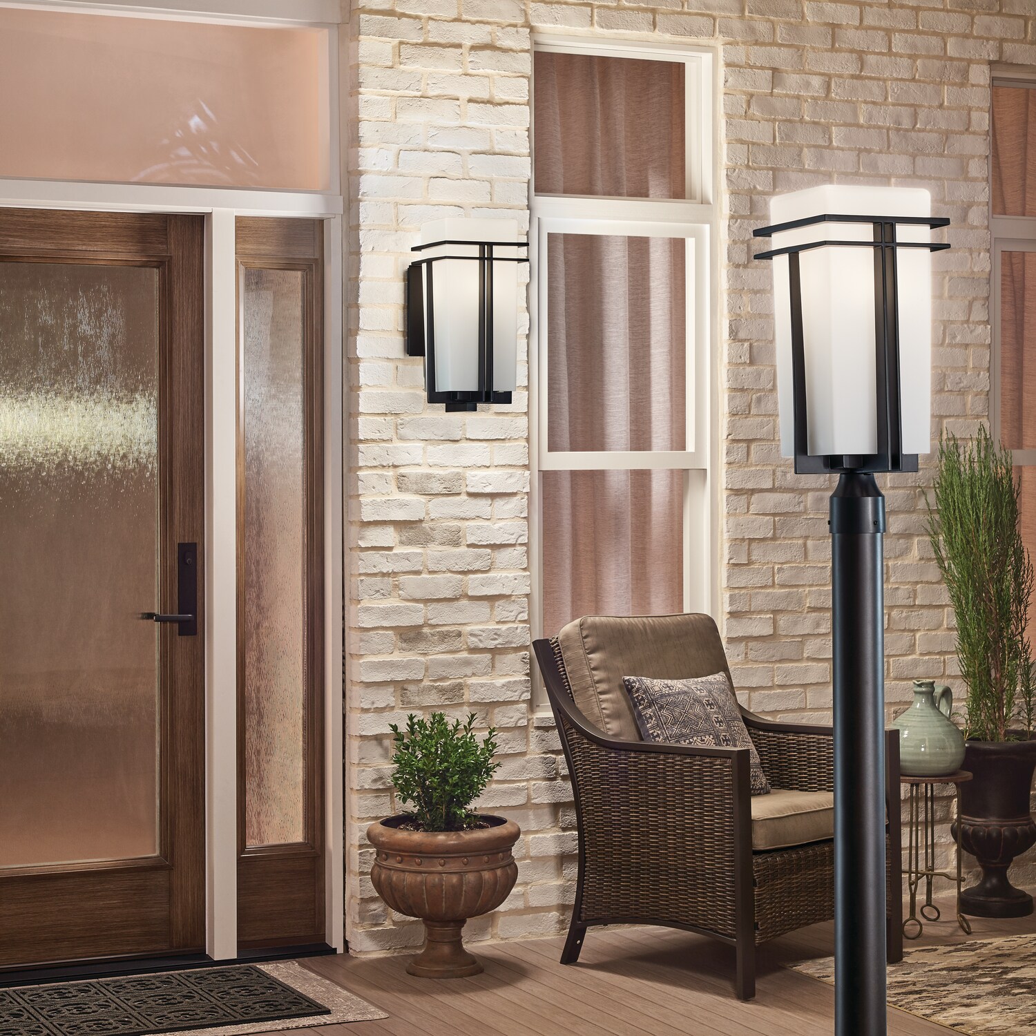 Kichler 49207BK Post-Lights - View #3