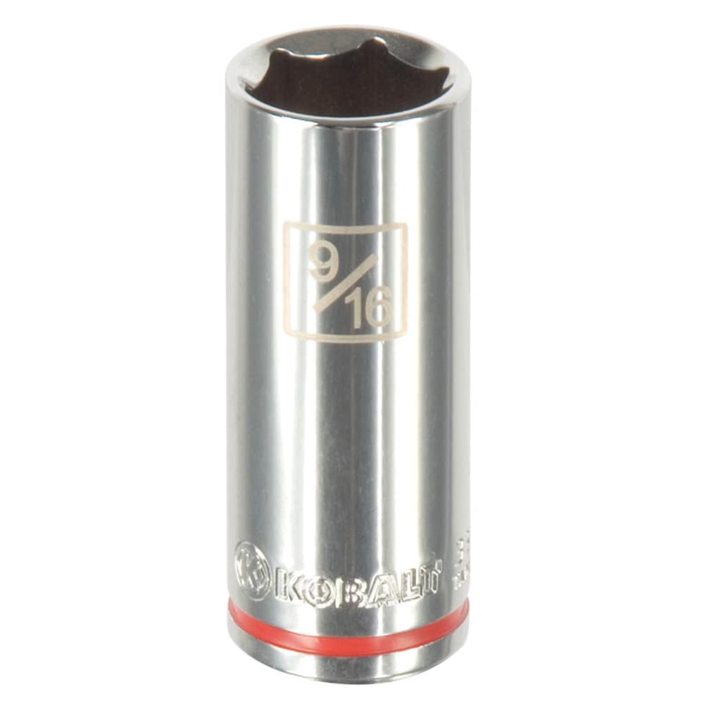 Kobalt 85511 1/4-in Drive Standard (SAE) 9/16-in Deep Socket