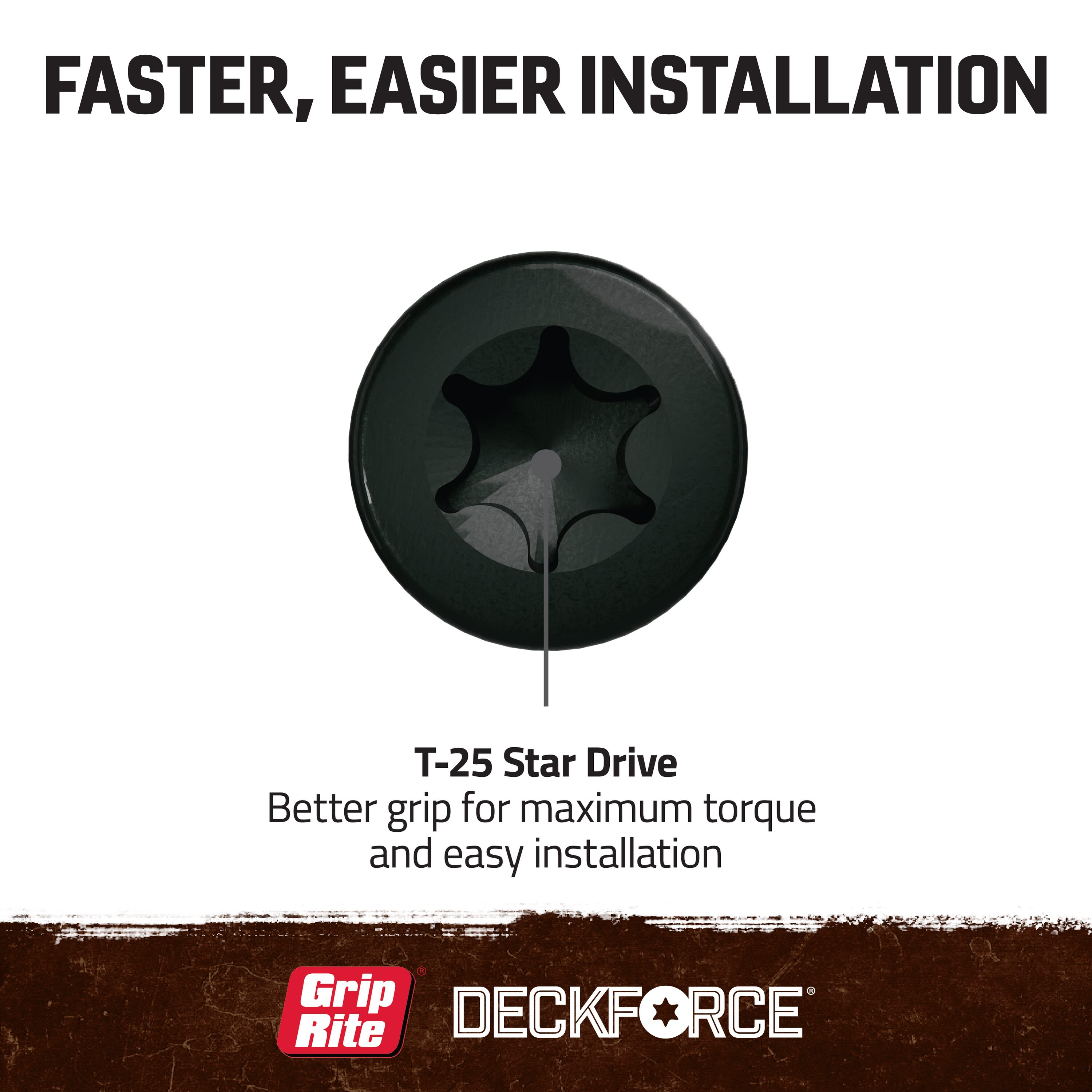 DeckForce by Grip Rite GRDF158STBLK67 Deck-Screws - View #4
