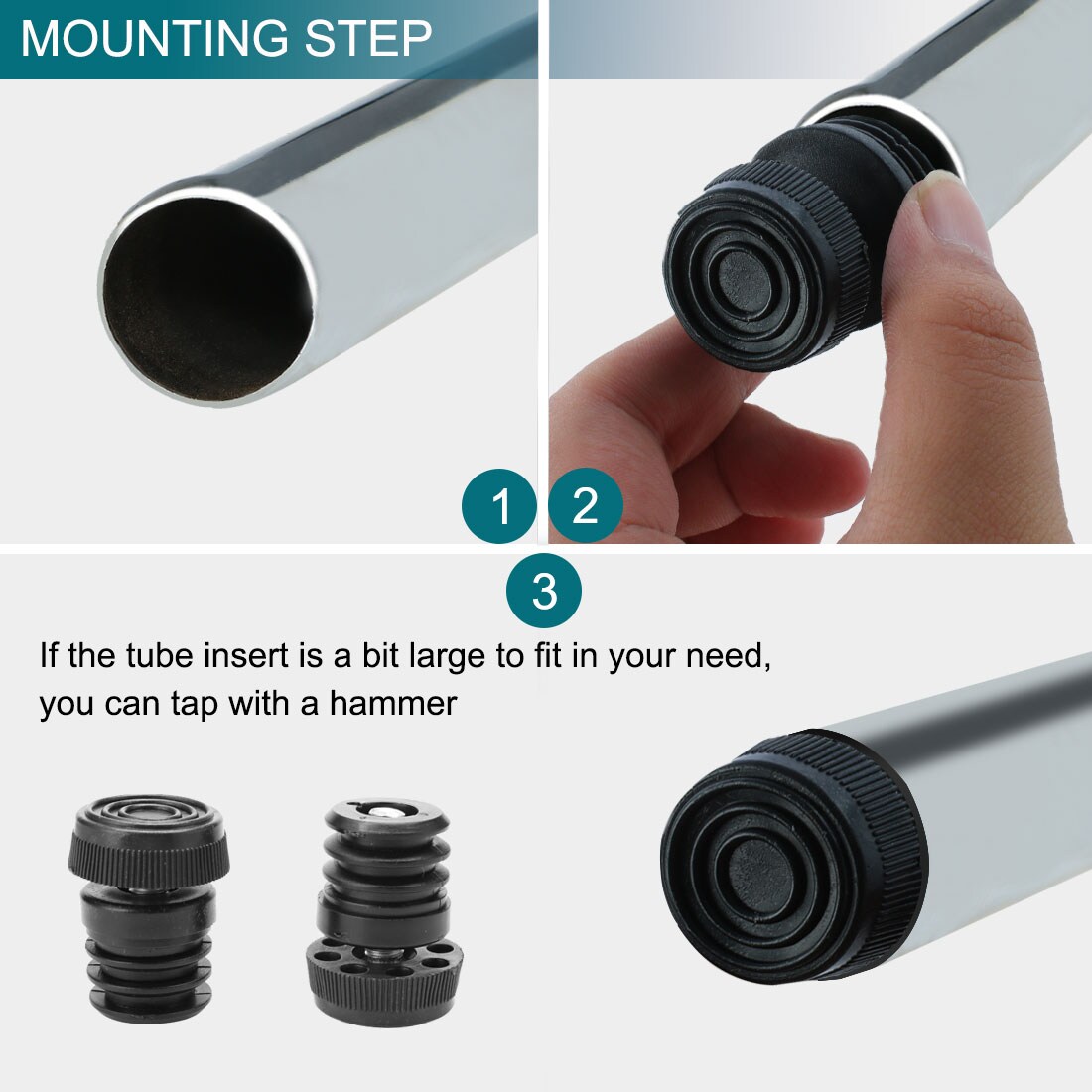 Unique Bargains S26020200UX0361 Table-Leg-Hardware - View #5