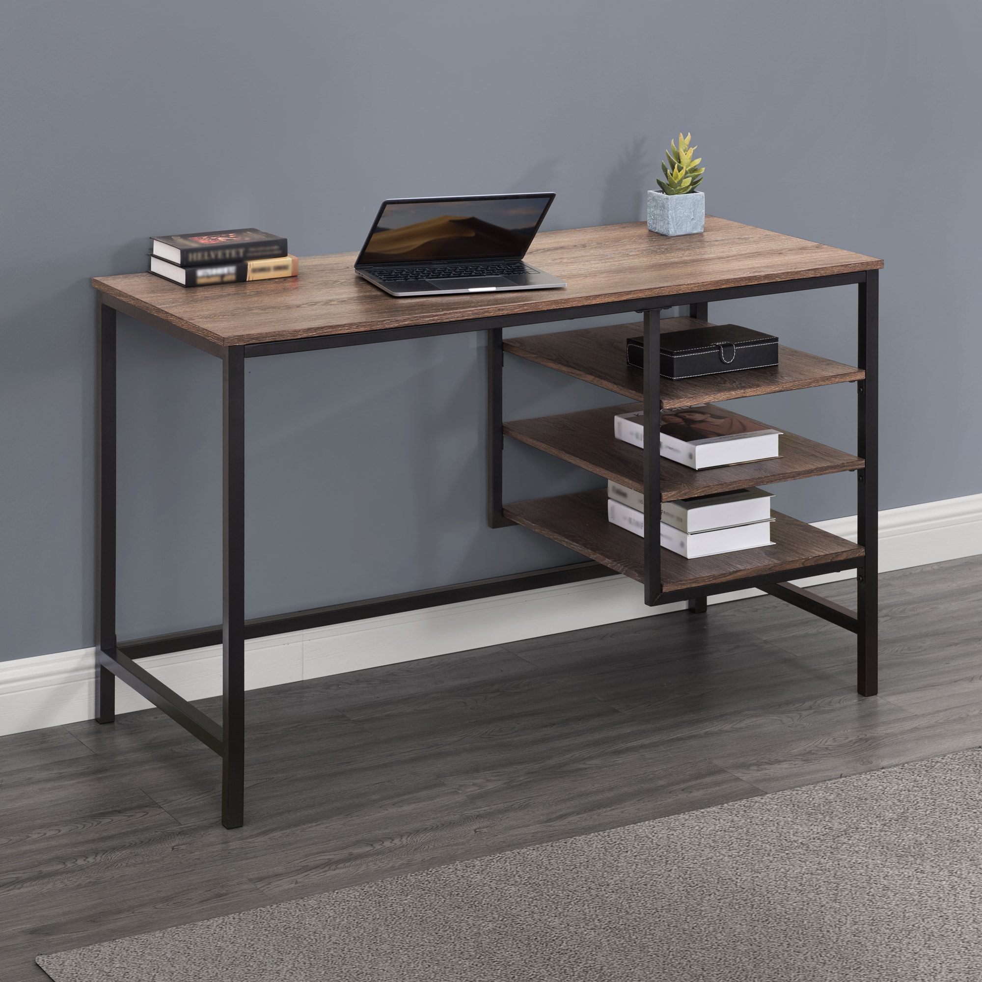 STUDIO SPACE G104003500 22-in Brown Modern/Contemporary Craft desk