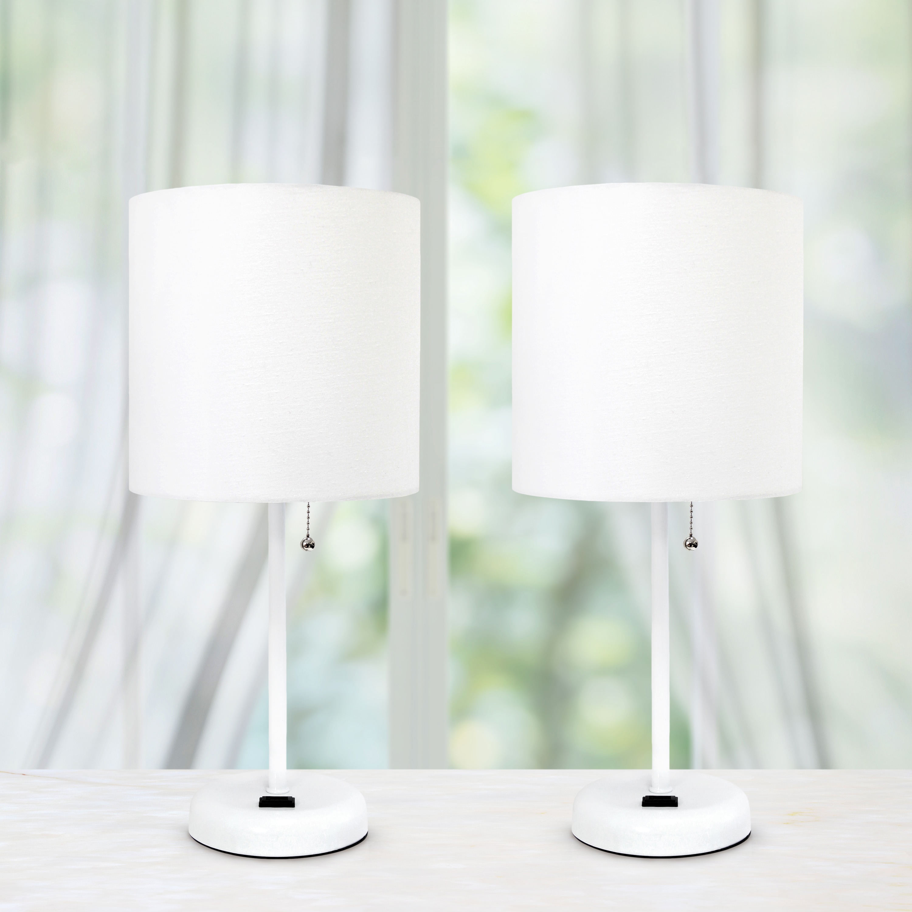 Simple Designs LT2024-WOW-2PK Table-Lamps - View #4