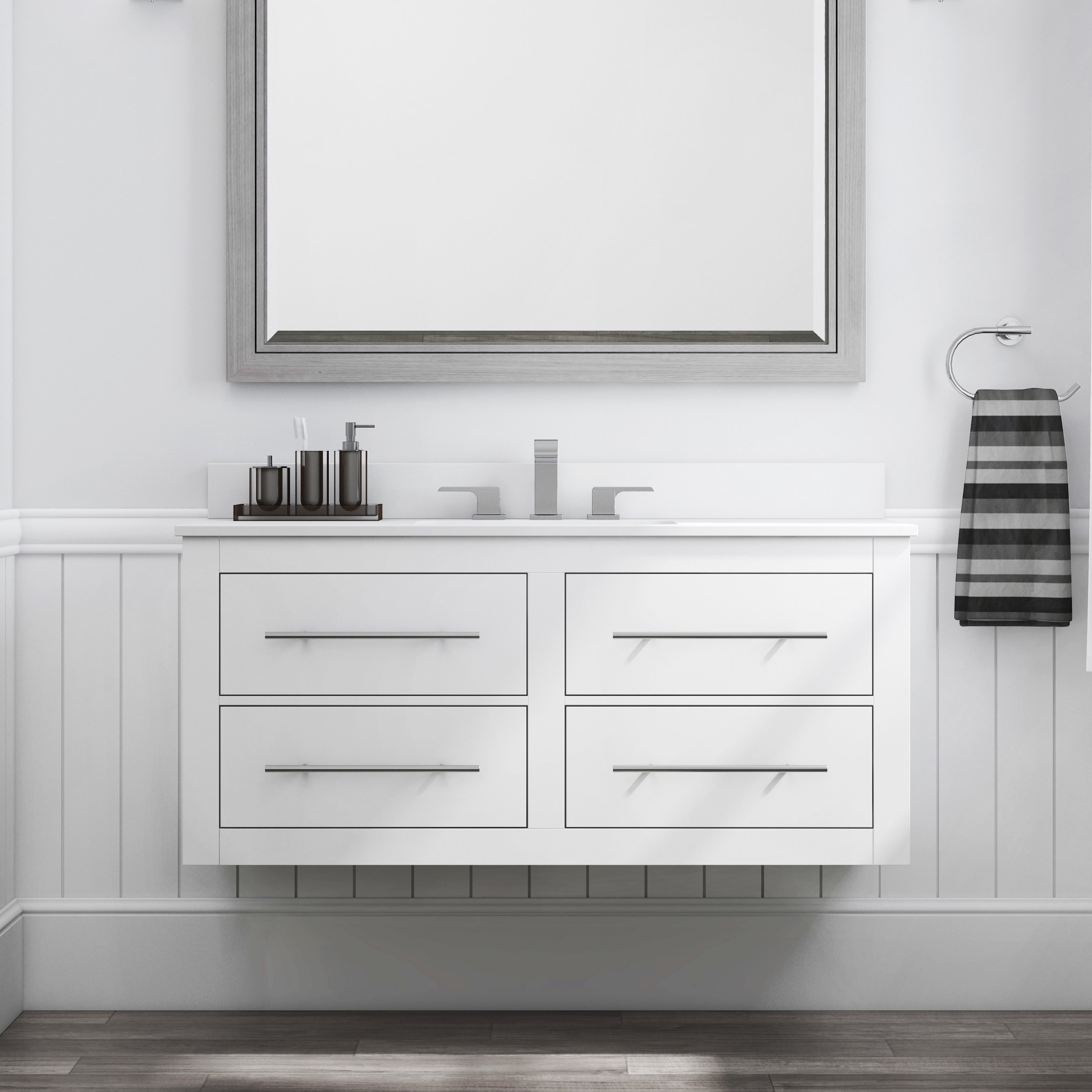allen + roth LWS48HWV Bath-Vanity-Combo - View #3