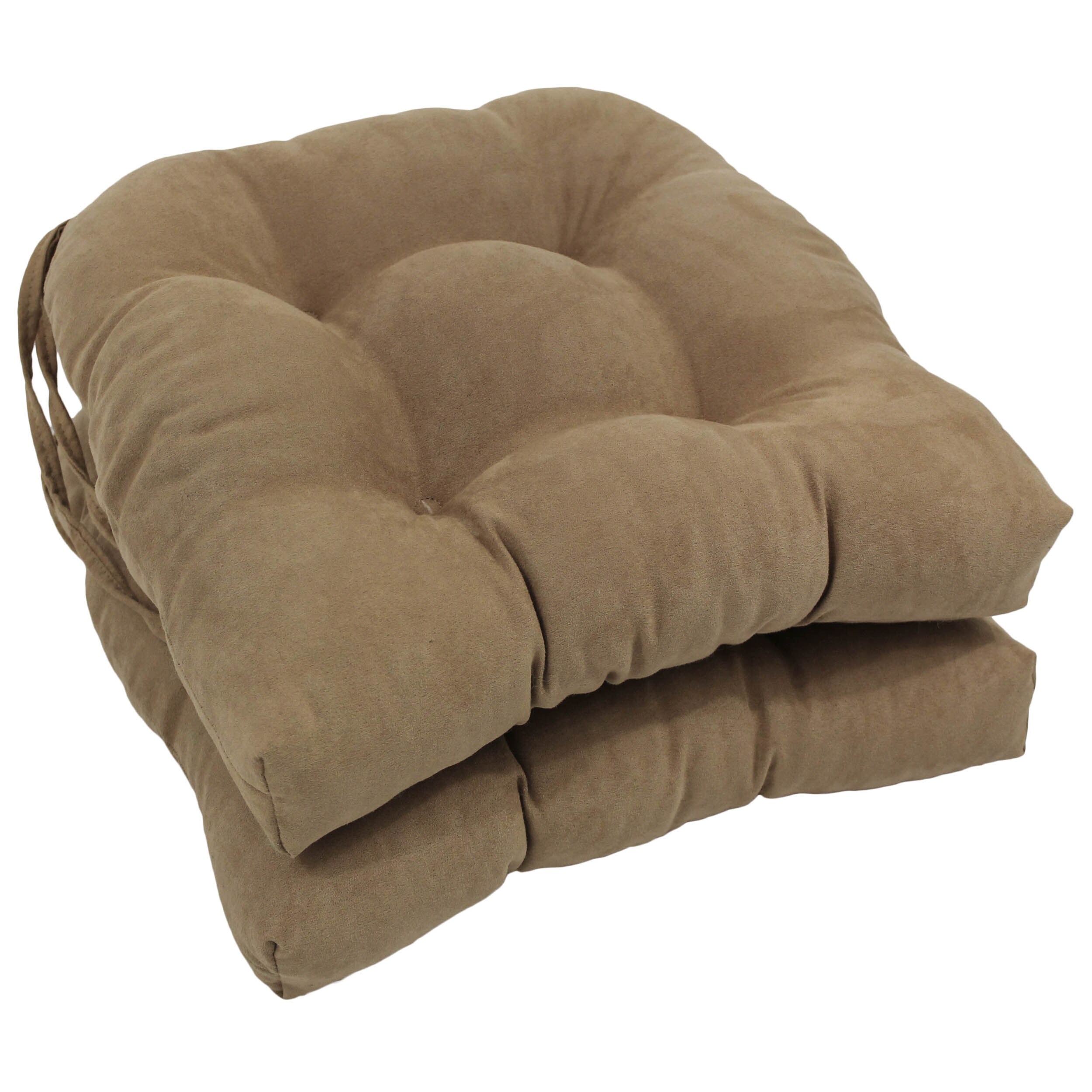 Blazing Needles 916X16US-T-2CH-MS-JV Java Solid Chair Cushion