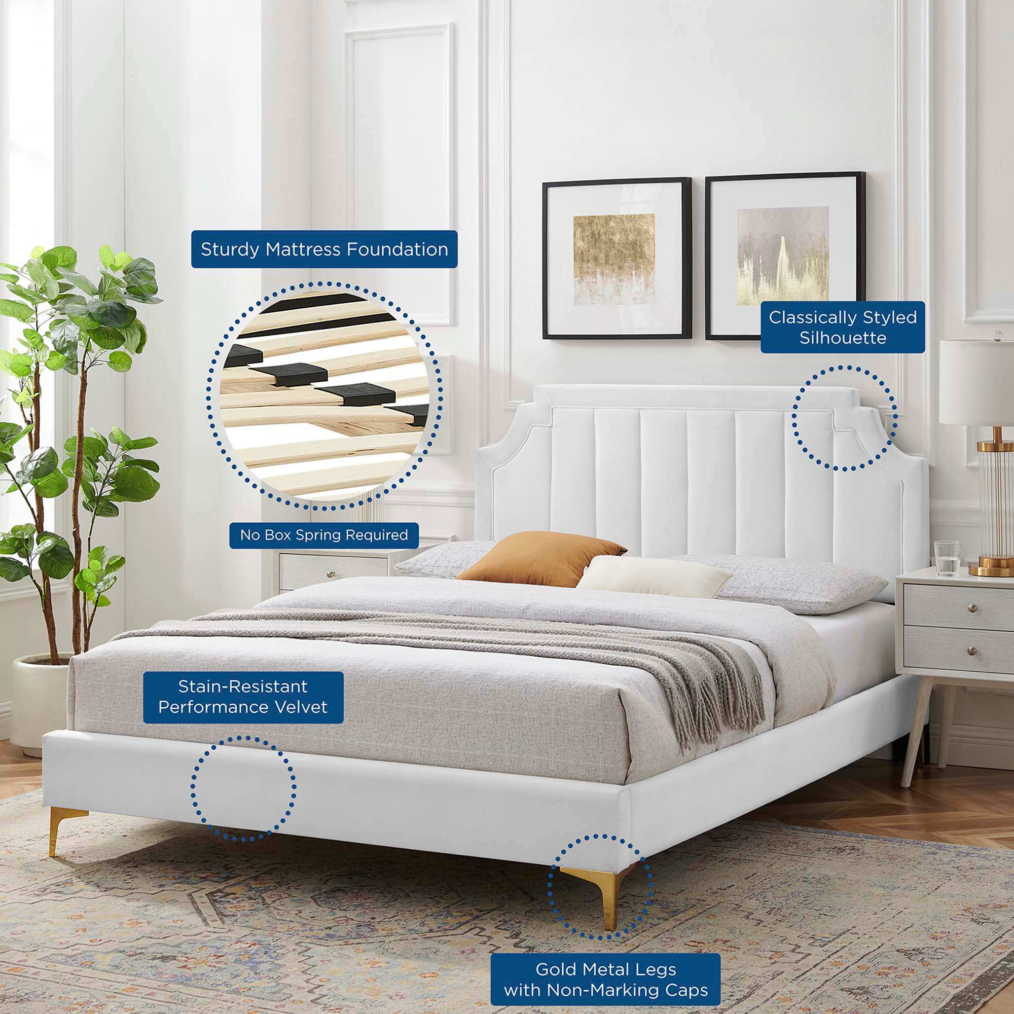 Modway MOD-6912-WHI beds - View #6