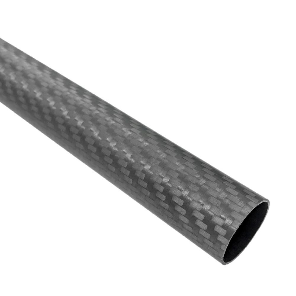 Carbon Fiber Tube Uni 1.01 x 1.07 x 10.625 inch Sanded Finish 
