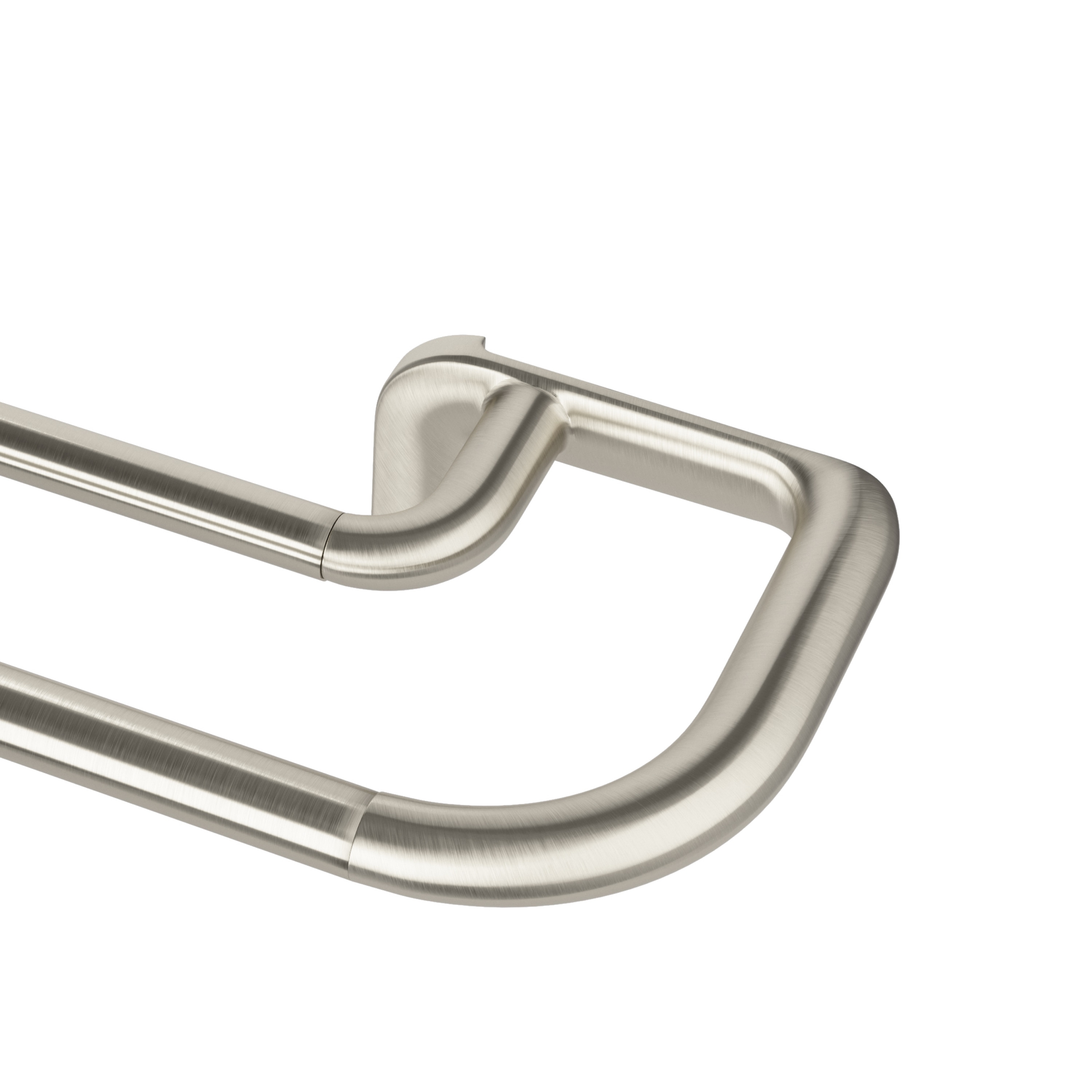 Umbra 1020561-782 Twilight Nickel Steel Double curtain rod with Finials