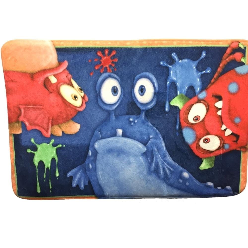Borders Unlimited BDRUMD1234 Monster Splat Bathroom Mat