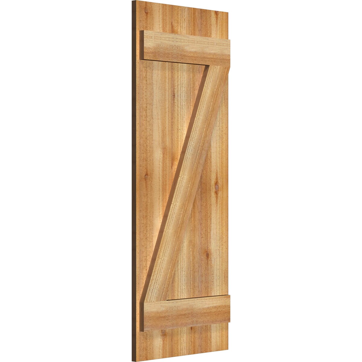 Ekena Millwork RBJ06Z16X042RWR Exterior-Shutters - View #2