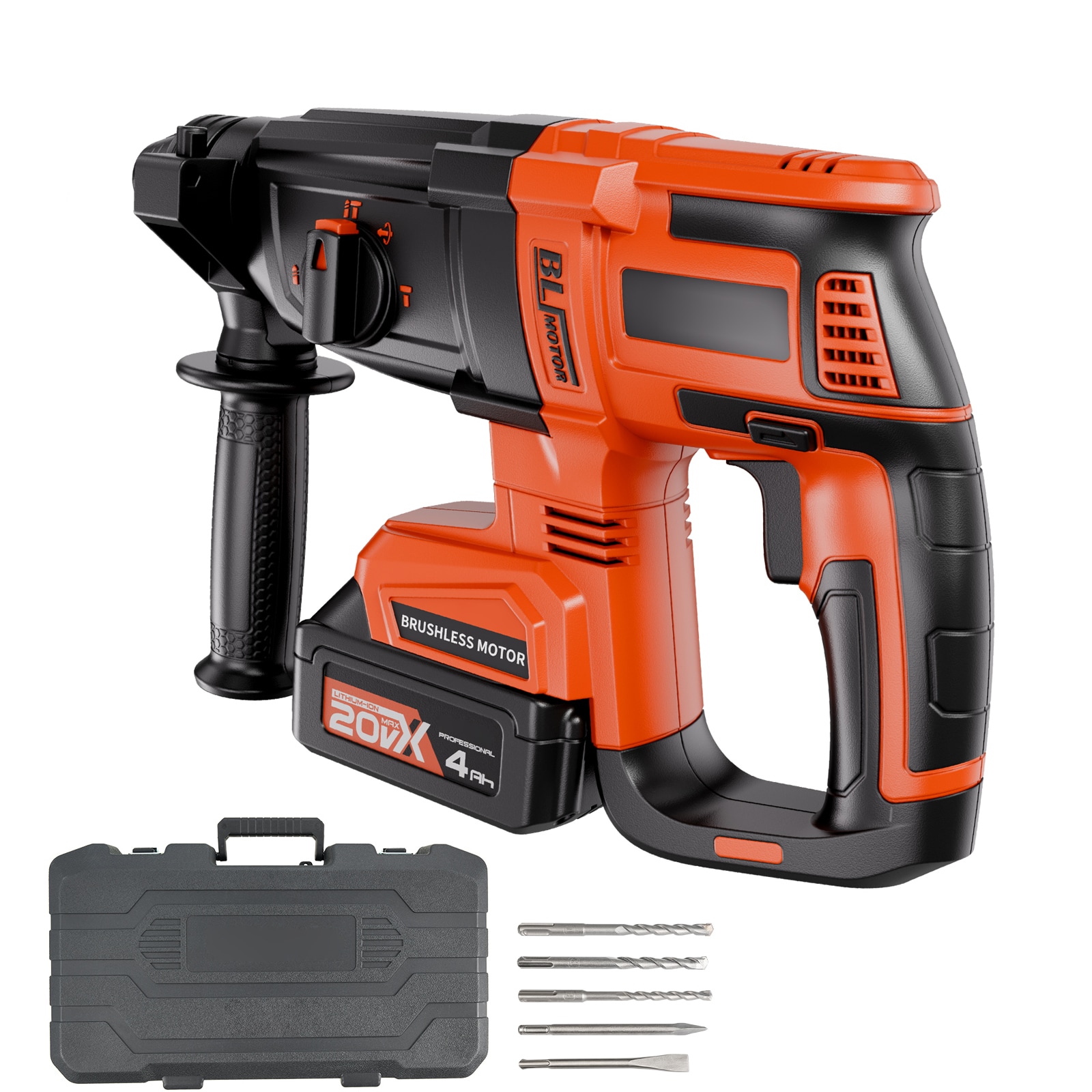SVOPES 20-volt SDS-Plus SDS-plus Variable Speed Cordless Rotary Hammer Drill #SVOPESDC20WSD13512V1