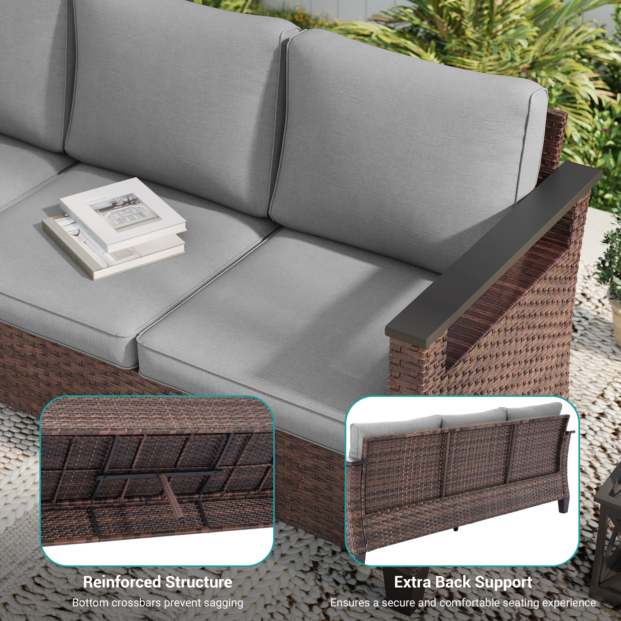 ACEGOSES LW-126BGY-T7 Patio-Conversation-Sets - View #5