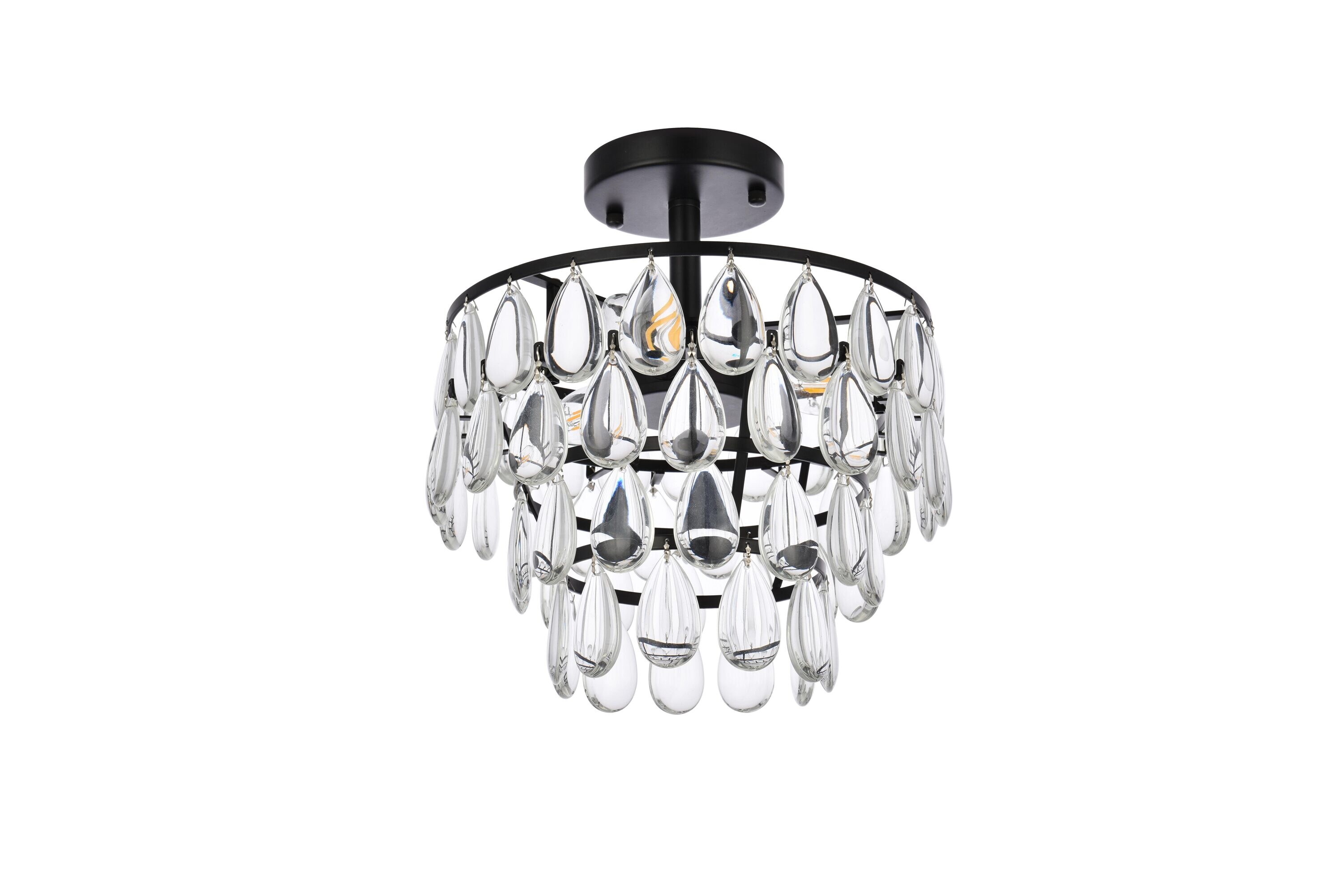 Elegant Decor HF3309F12BK flushmounts - View #7