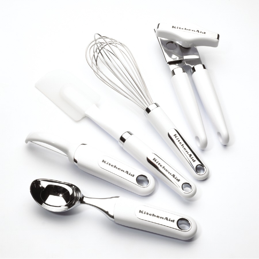 KitchenAid White Kitchen Gadget Set in the Kitchen Tools