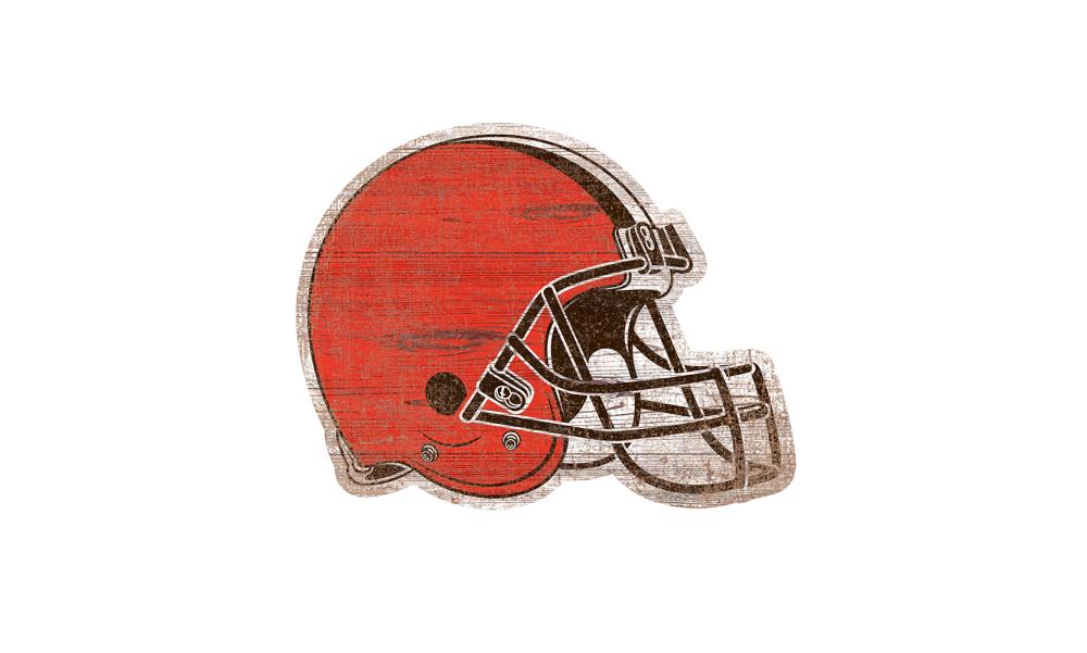 Fan Creations Cleveland Browns 24-in H x 24-in W Sports Print in the Wall  Art department at