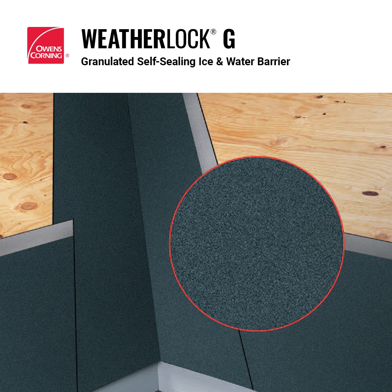 WeatherLock® Flex Self-Sealing Ice & Water Barrier - Owens Corning