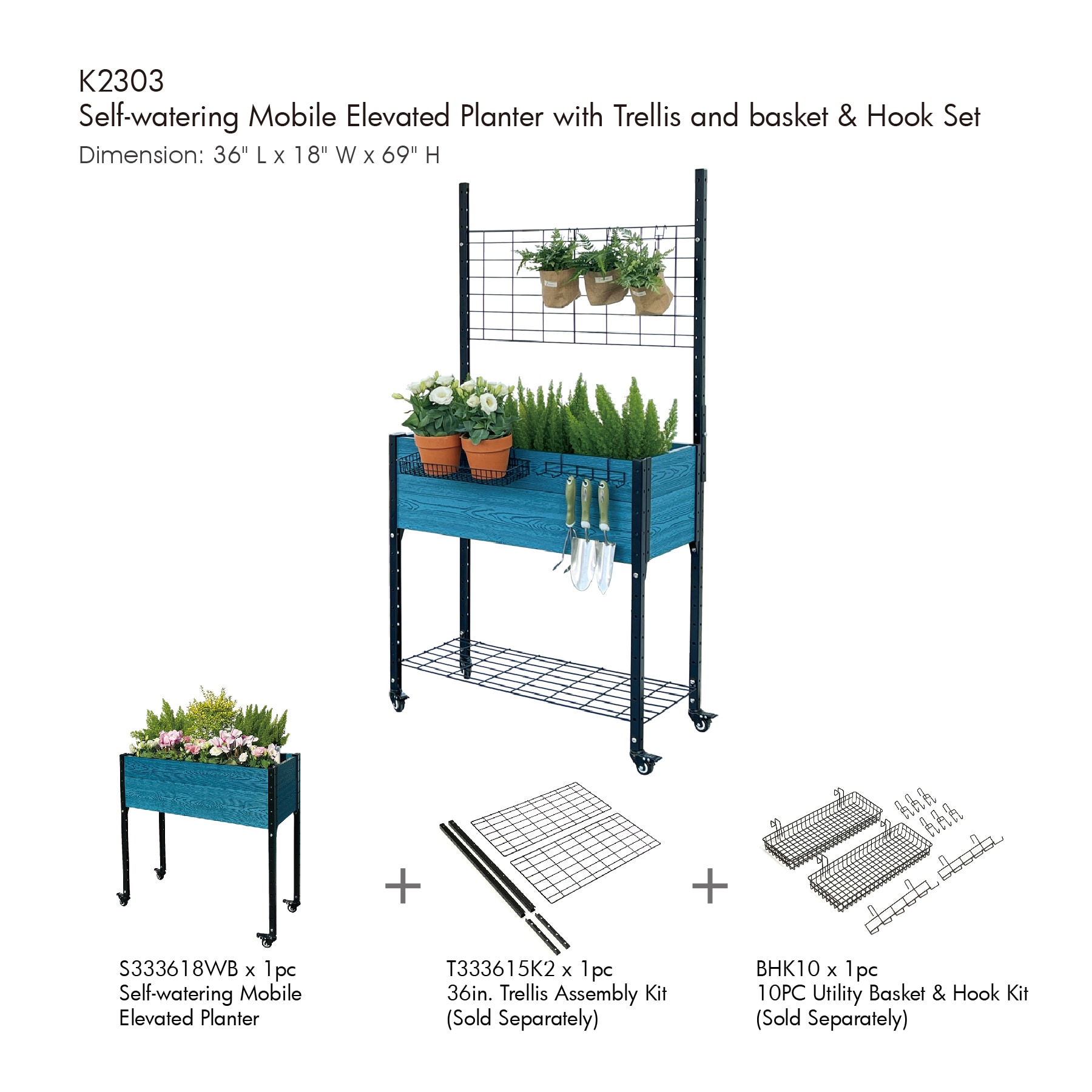 Everbloom S333618WB Raised-Garden-Beds - View #9