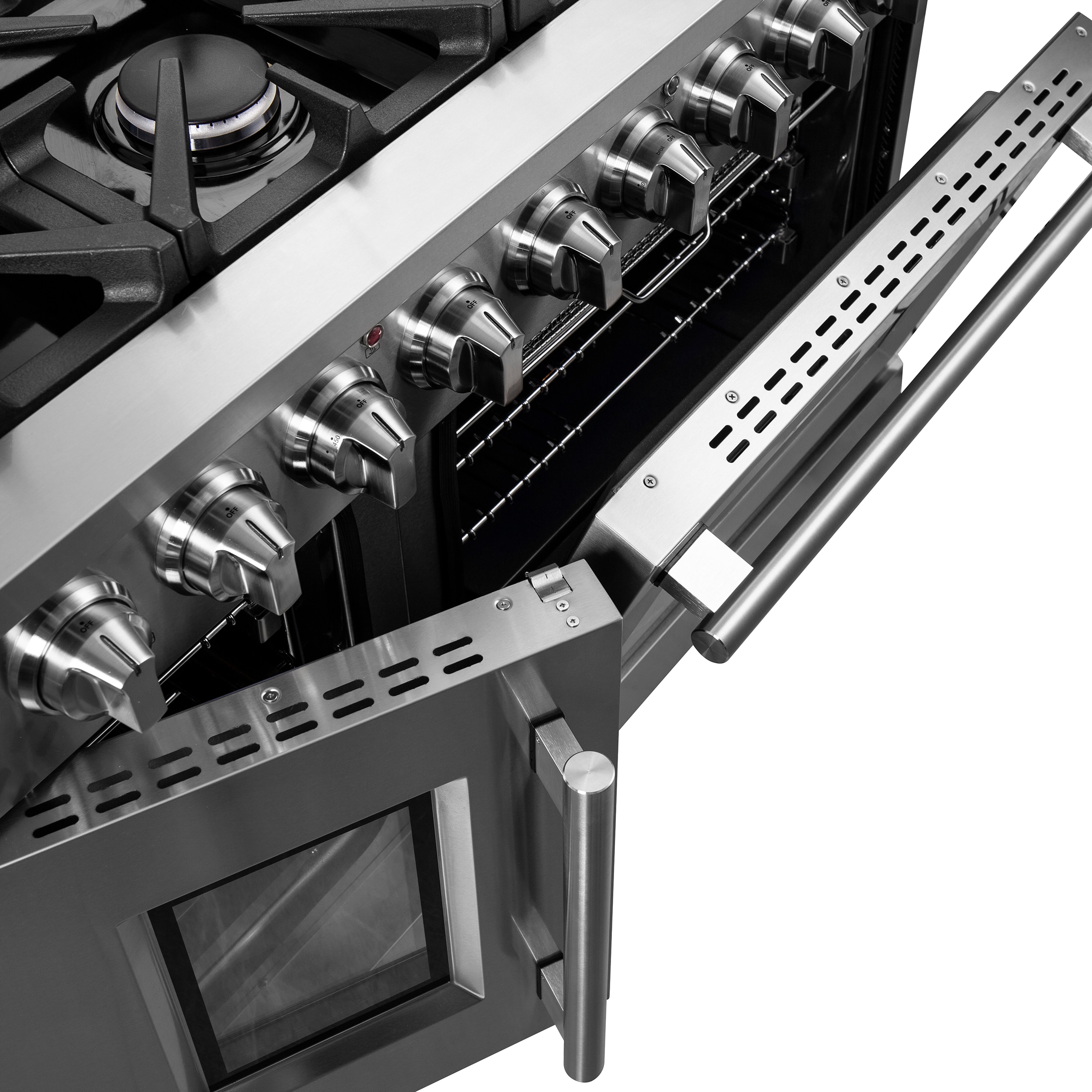FORNO FFSGS6439-48 Double-Oven-Gas-Ranges - View #10