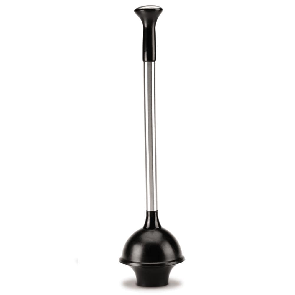 Korky 6-in Black Rubber Plunger with Storage Caddy Included 14-in Handle in  the Plungers department at
