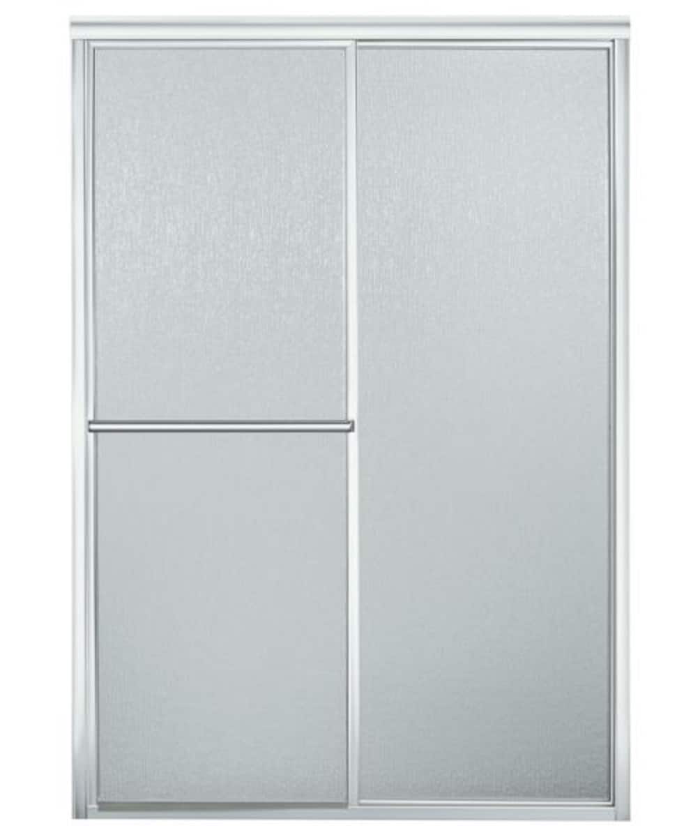 Silver 41-in x 65.9375-in Framed Sliding Shower Door | - Sterling SP5965-46S-G06