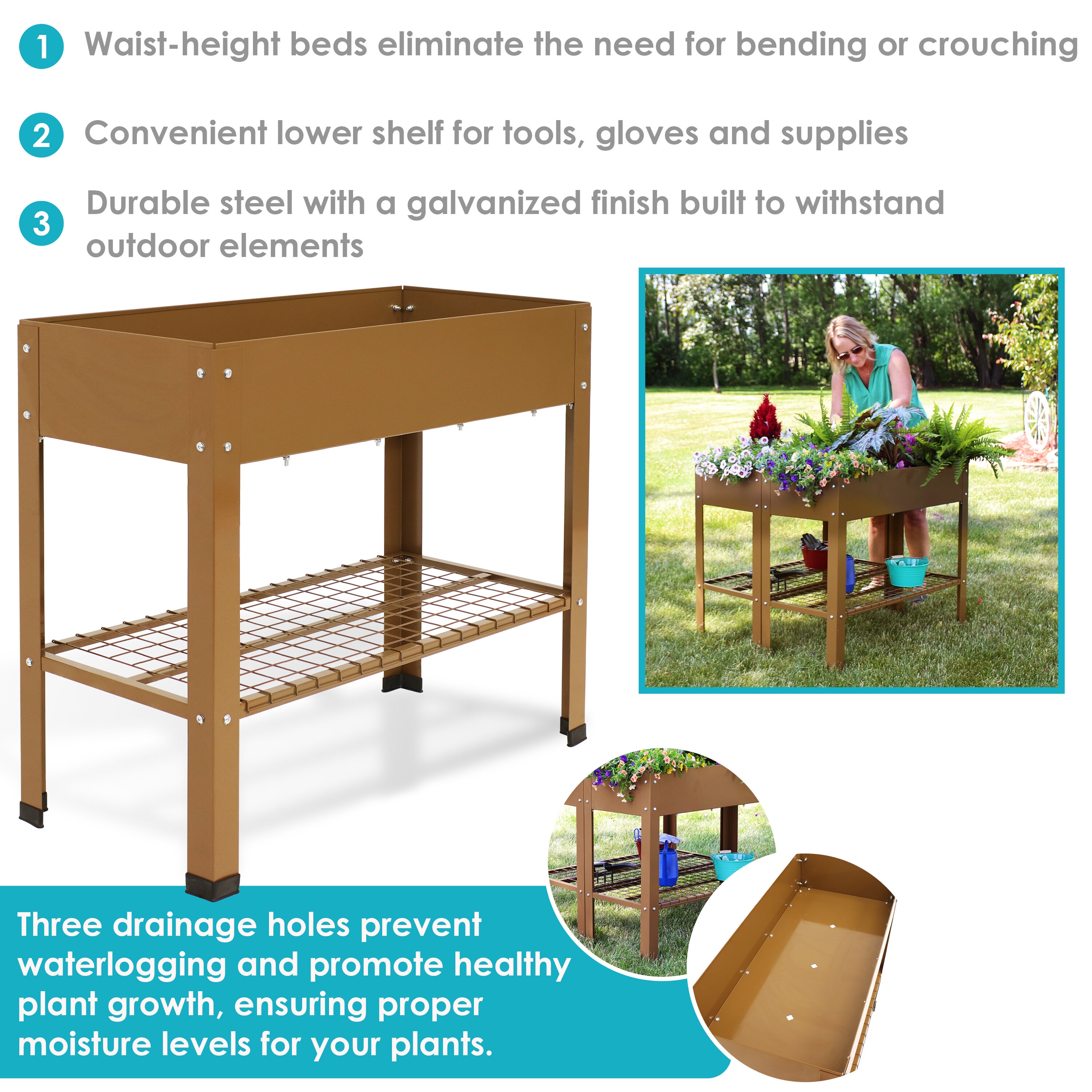 Sunnydaze Decor HB-775 Raised-Garden-Beds - View #5