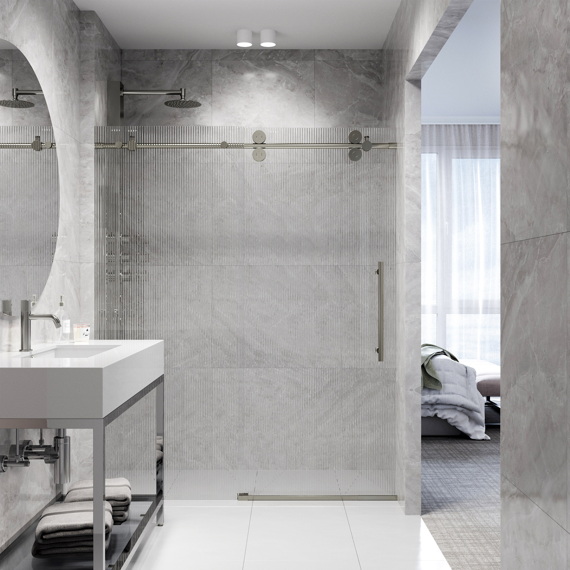 VIGO VG6041STFL6074R Shower-Doors - View #6