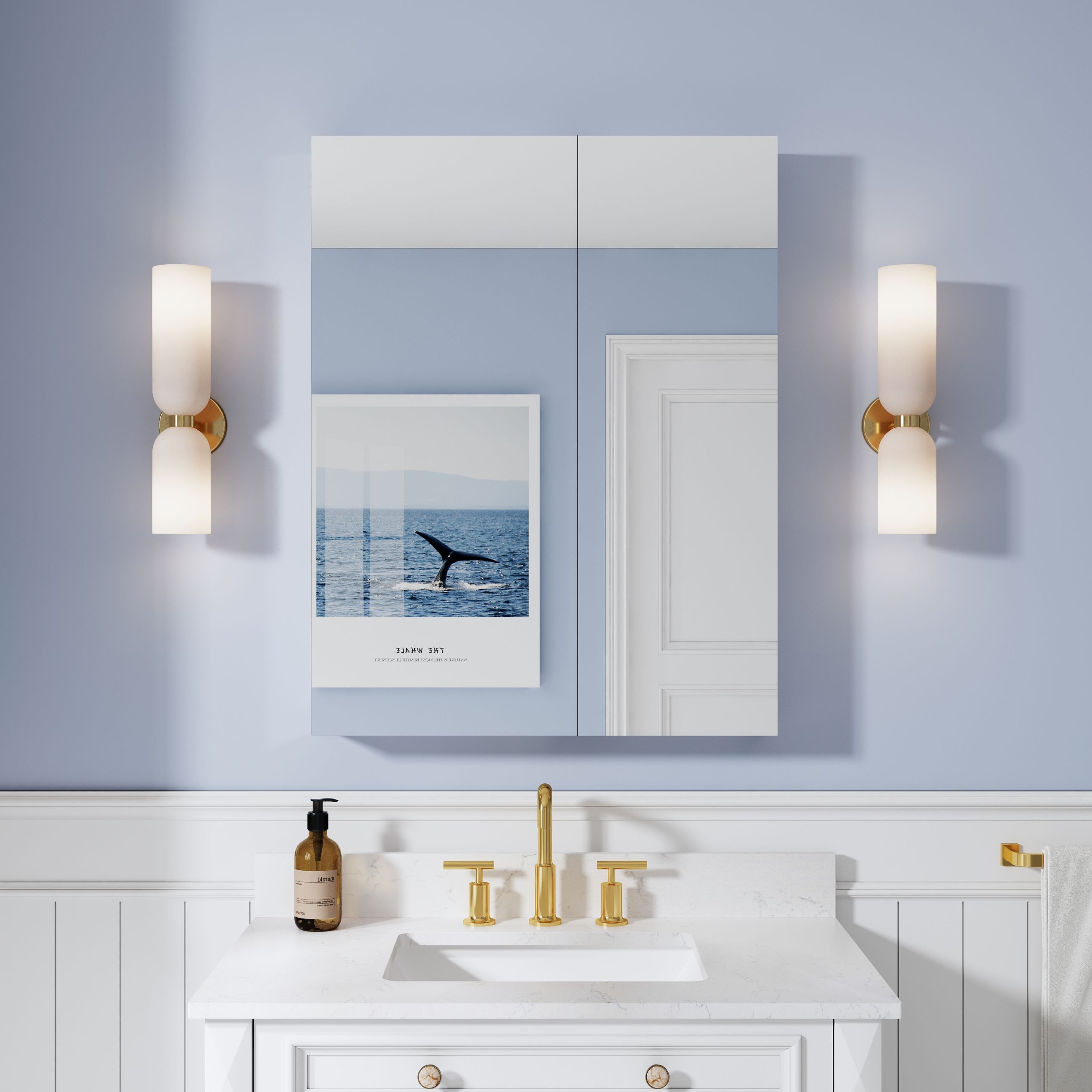 WELLFOR GIBEMR5228S Bathroom-Medicine-Cabinets - View #3
