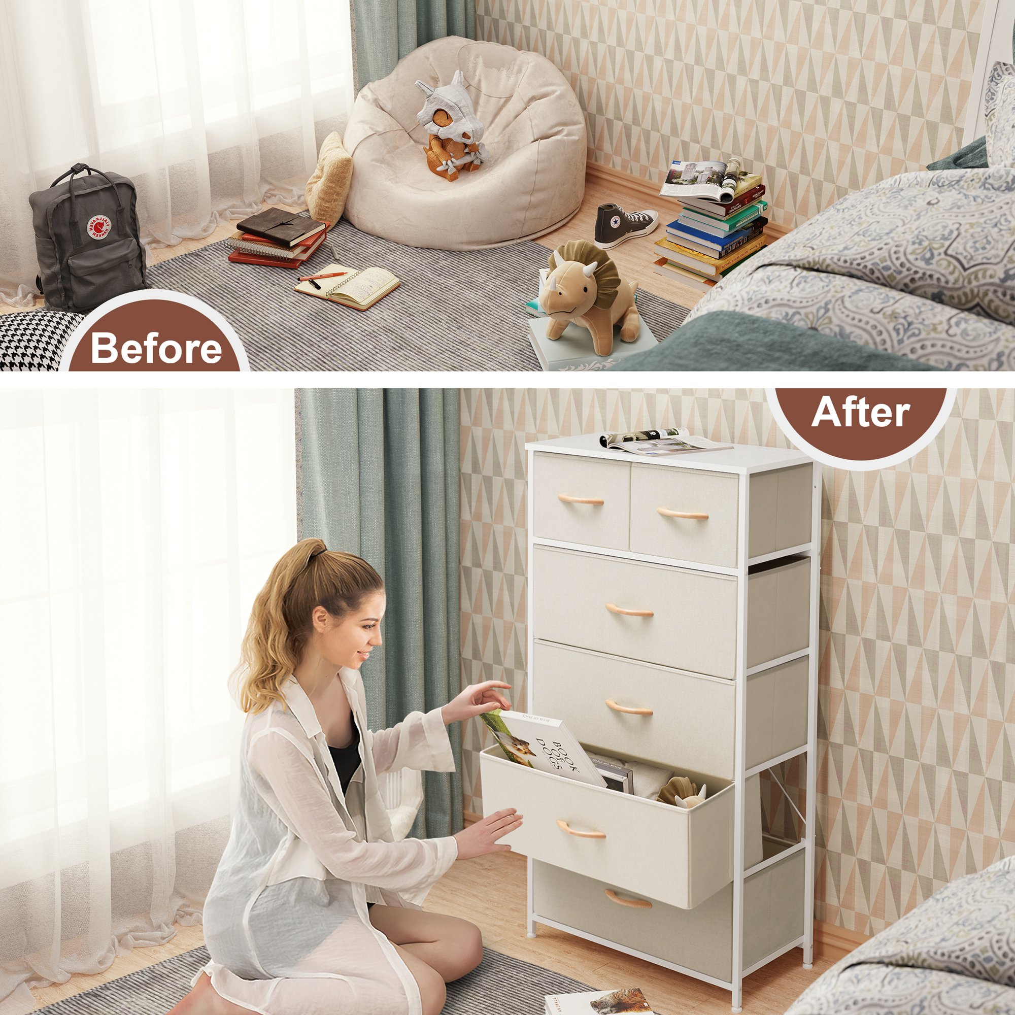 CloudFly CL-HD019BEI dressers - View #4