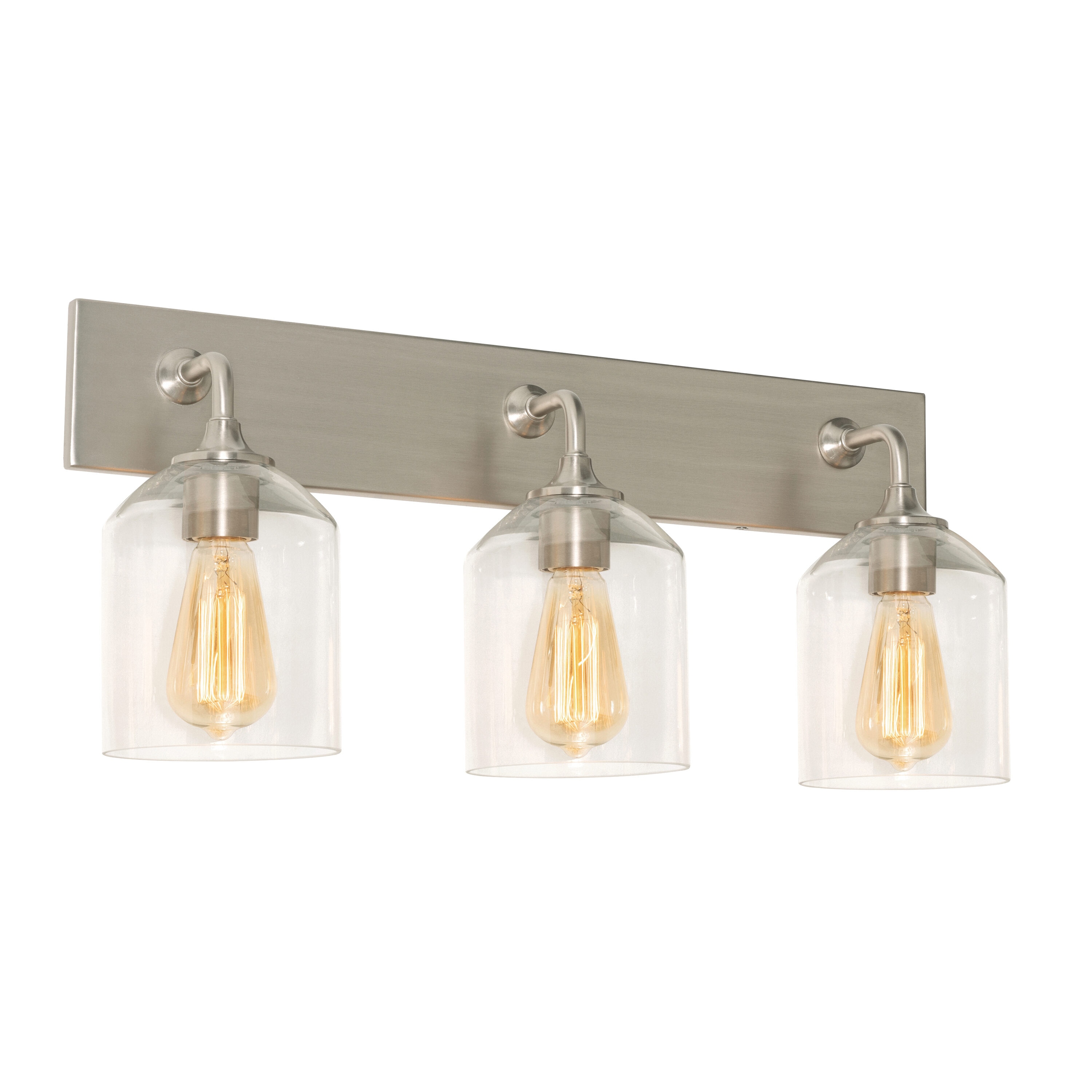 AFX WMMV2411MBSN William 6.3-in 3 -Light Gray Modern/contemporary Vanity light