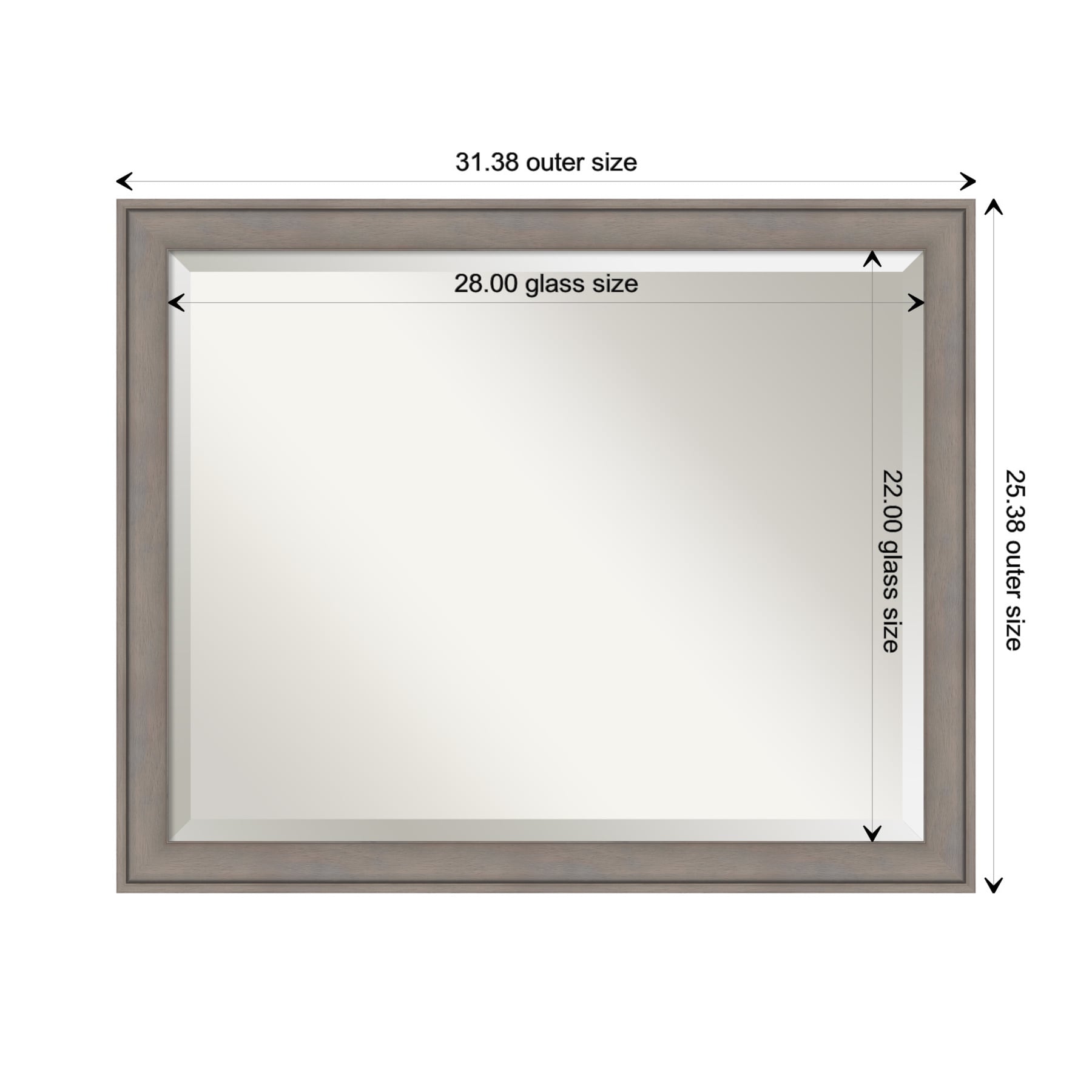 Amanti Art DSW3942015 Framed-Bath-Mirrors - View #3
