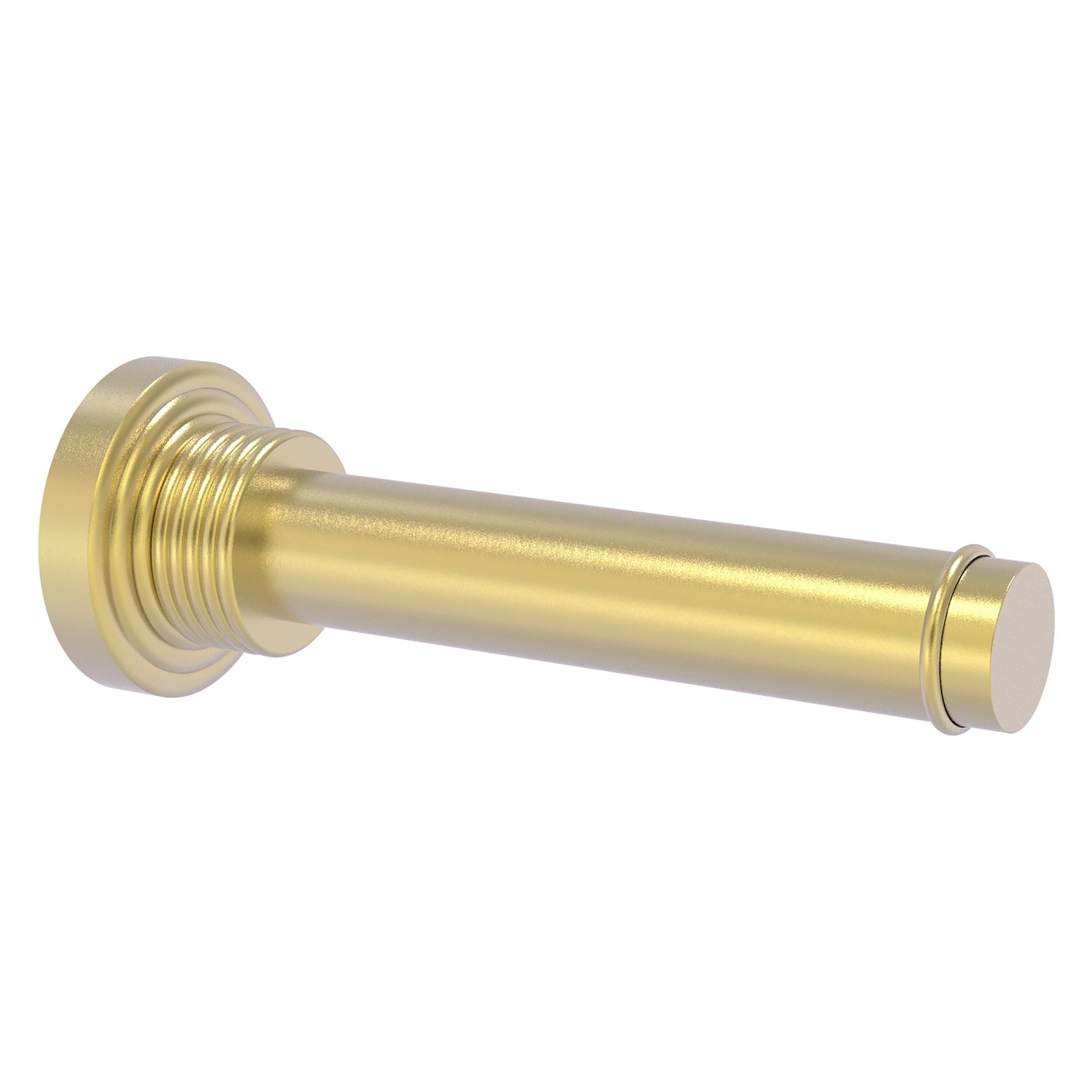 Allied Brass WP-24-1-SBR Waverly Place Satin Brass Wall mount Single post Toilet Paper Holder 1 -Rolls