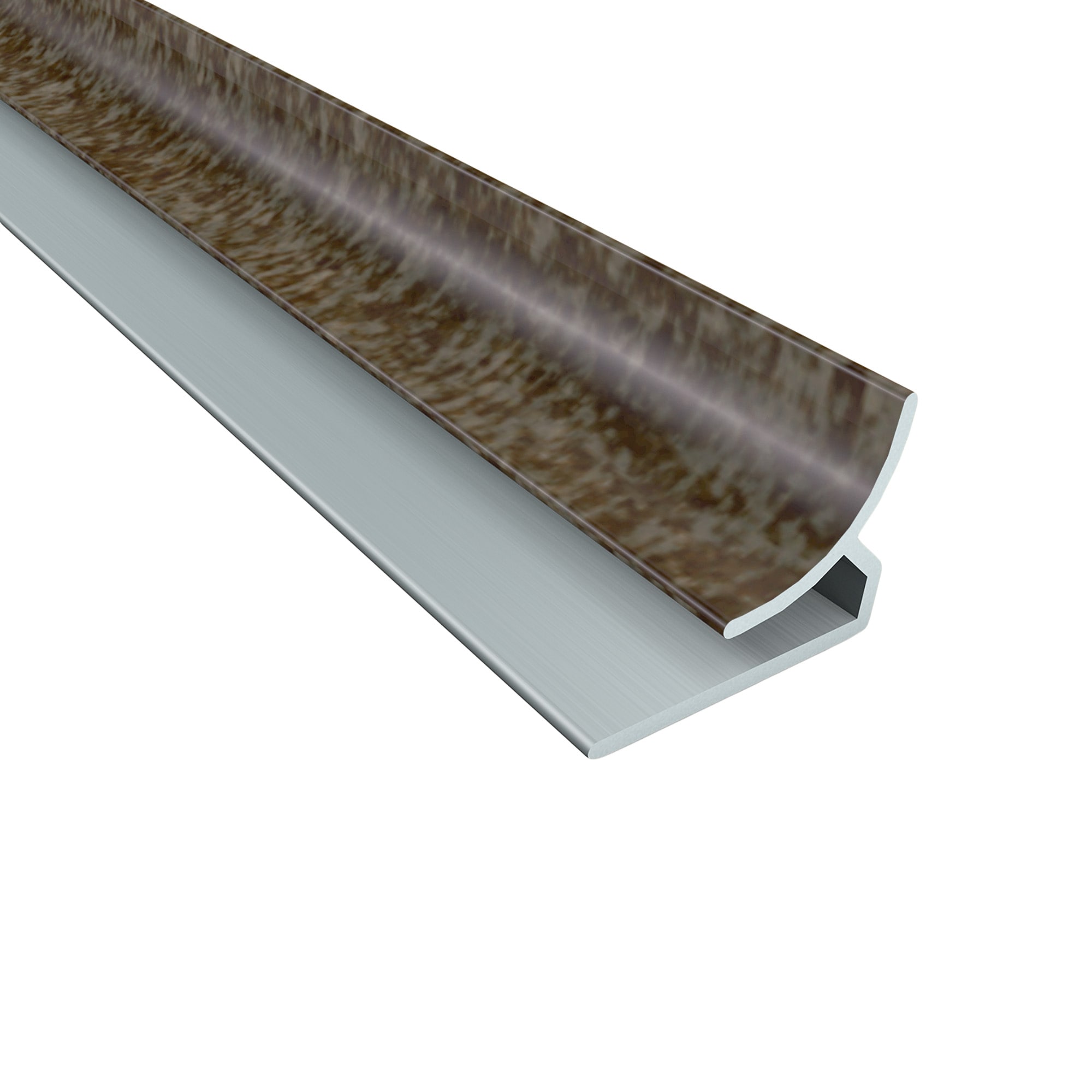 Fasade 926-27 0.55-in W x 18-in L Smoked Pewter PVC Inside corner Tile Edge Trim